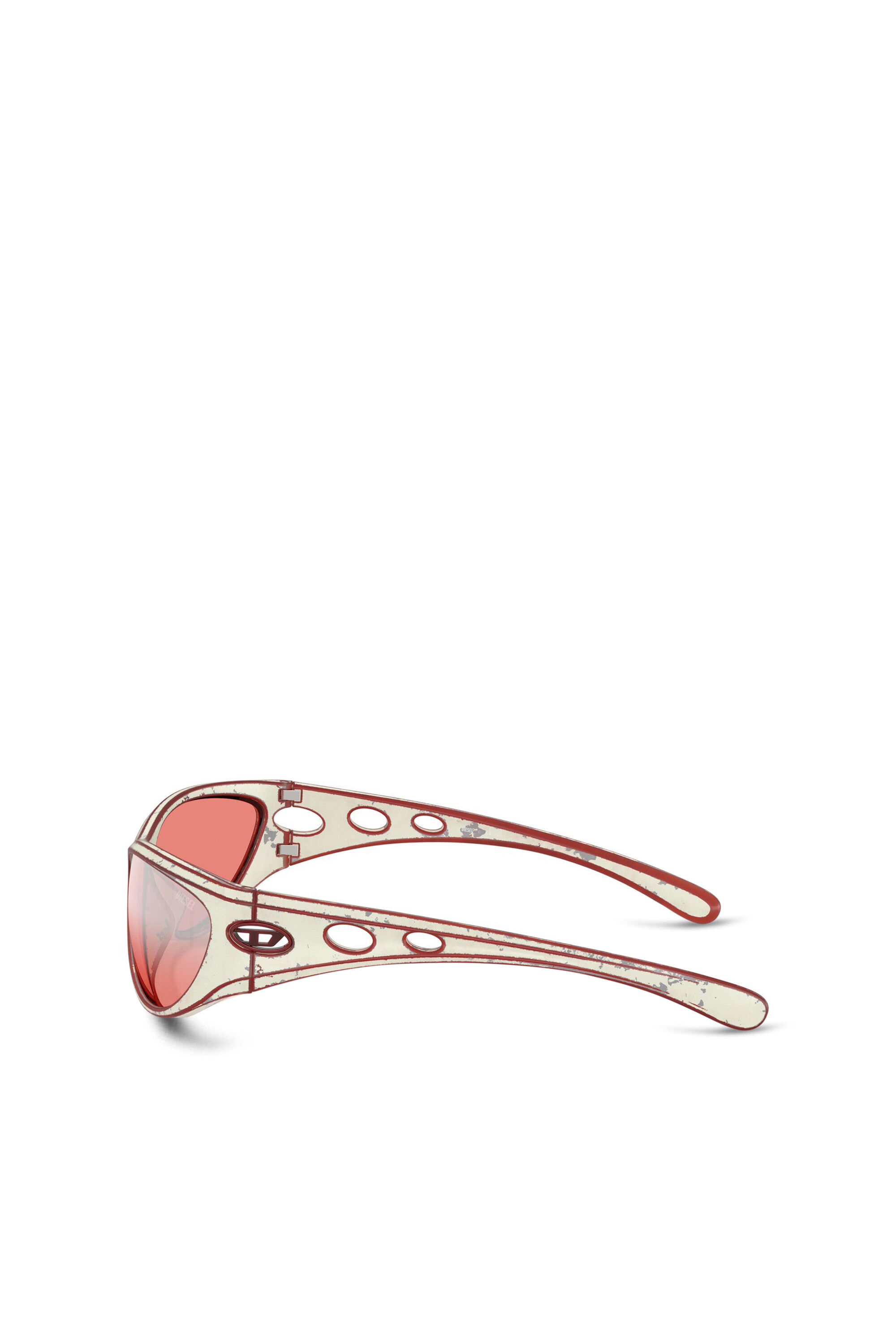 Diesel - 0DL3004U, Lunettes de soleil cat-eye Mixte in Rouge - 2