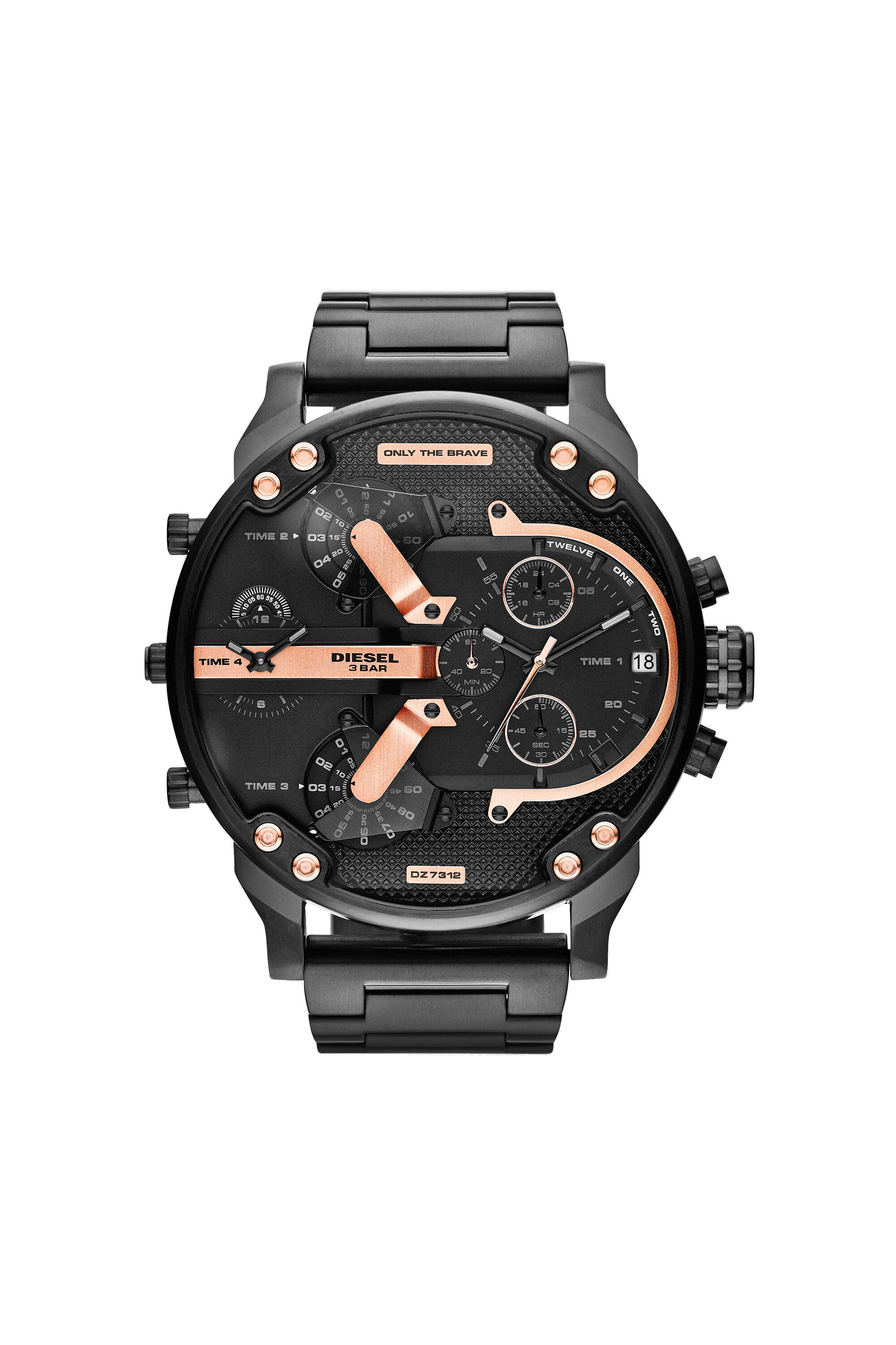 Diesel - DZ7312 MR. DADDY 2.0, Male's Mr. Daddy 2.0 watch with multi-layer watch in Black - 1