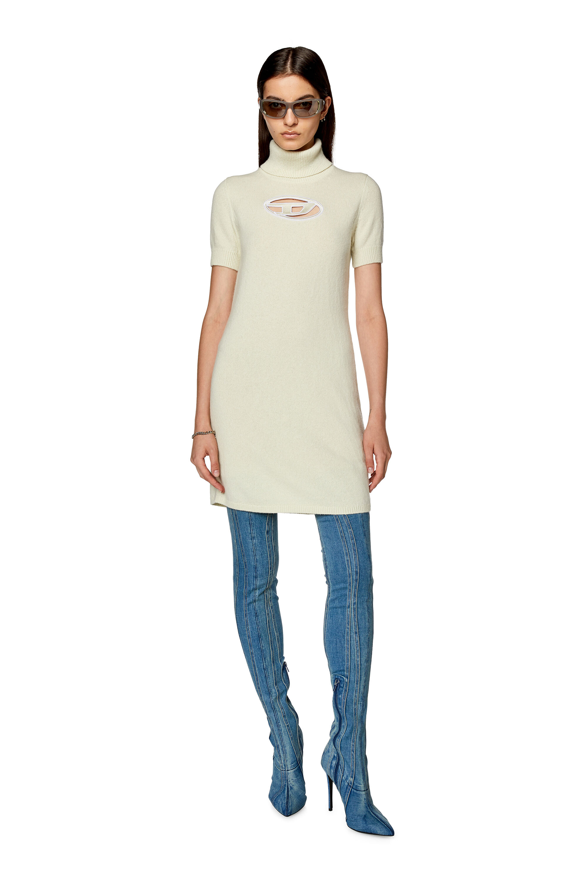 Jean boots over the knee discount