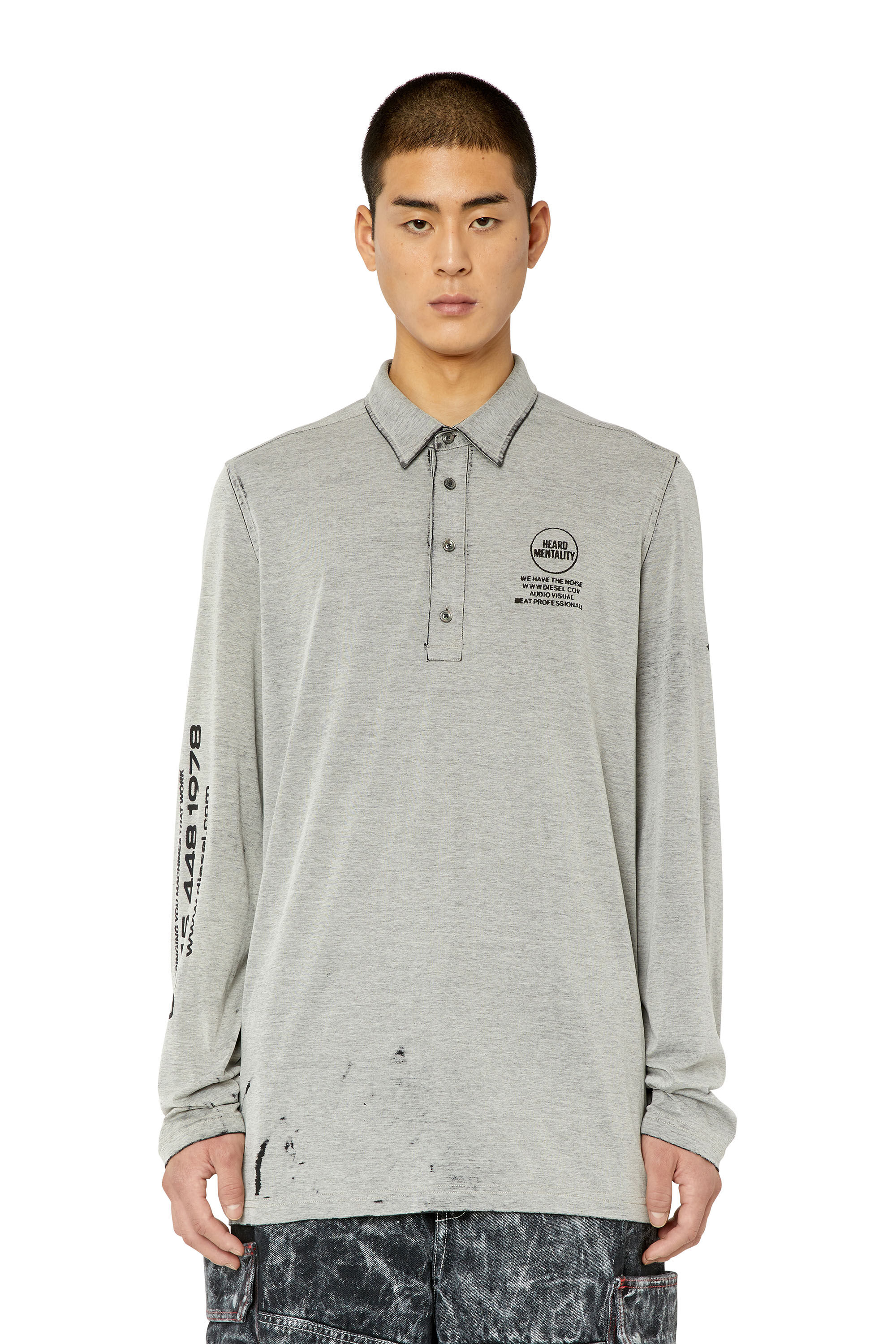 Diesel long shop sleeve polo