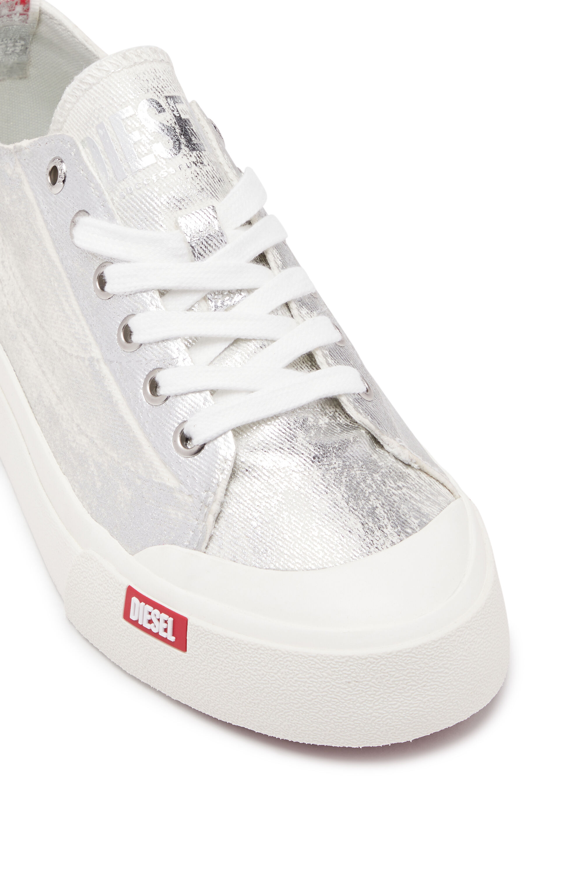 Diesel canvas top trainers