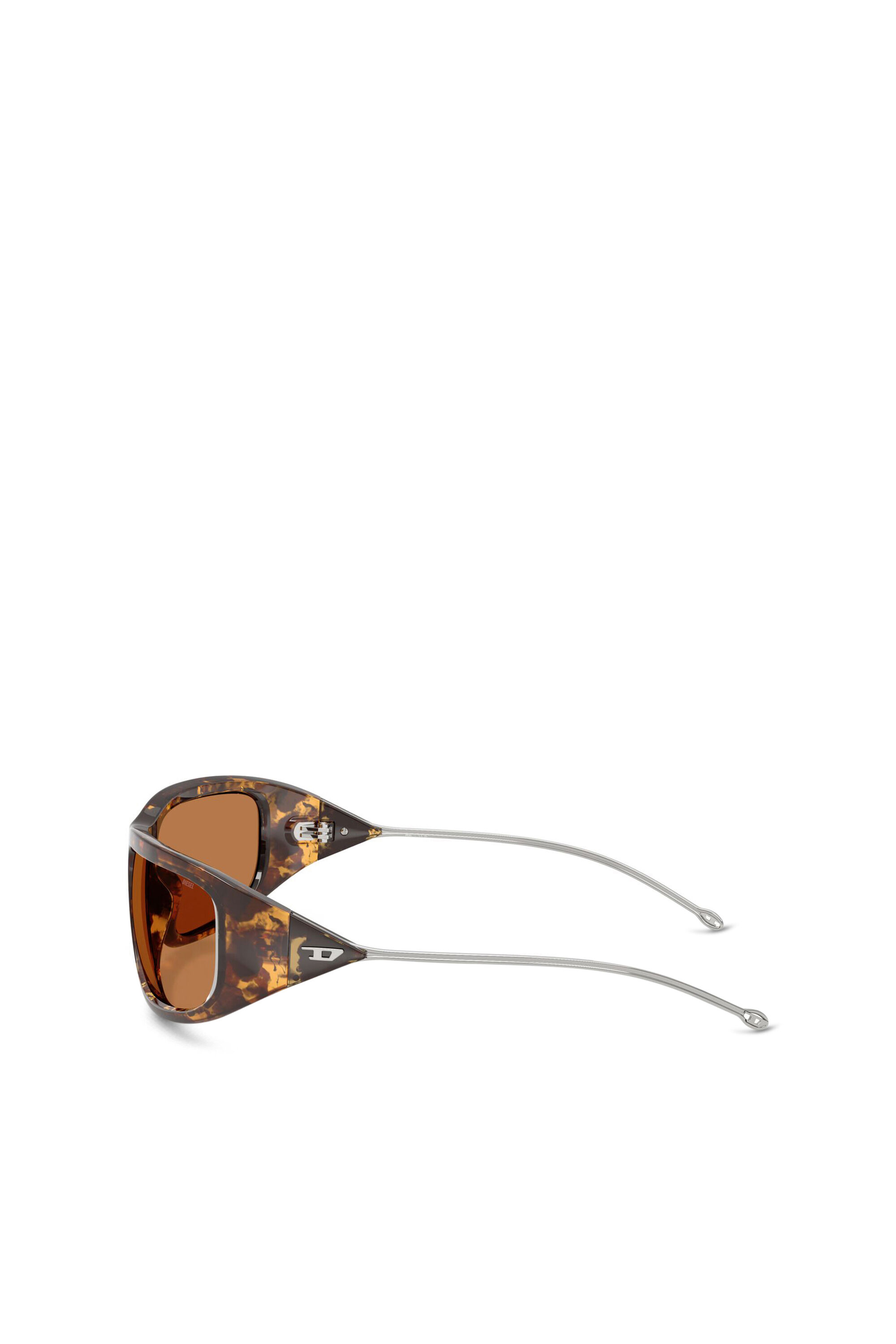 Diesel - 0DL3001 SIZE 61, Lunettas de soleil de style enveloppant Mixte in Marron - 2