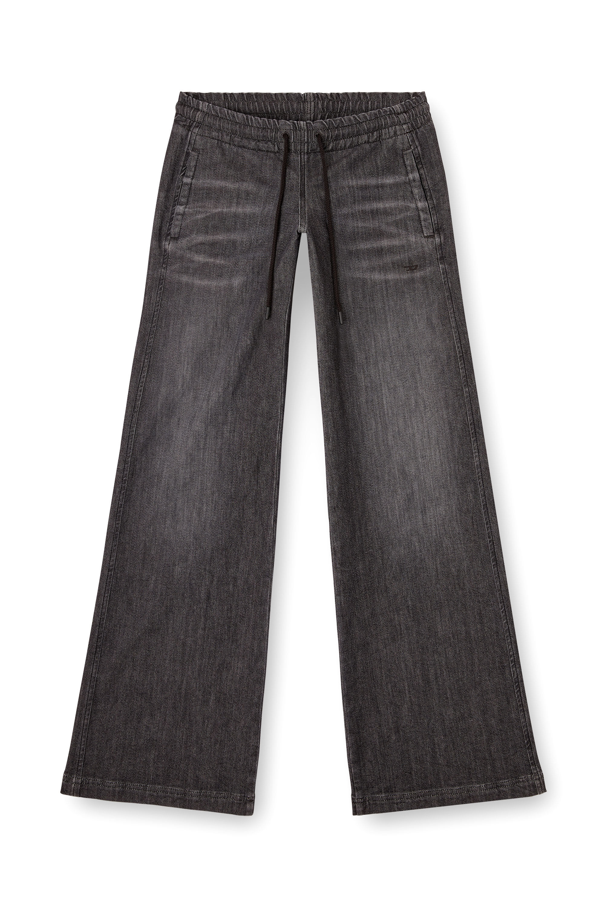 Diesel - Female's Relaxed 2078 D-Ainty Joggjeans® 09M66, Black/Dark Grey - 2