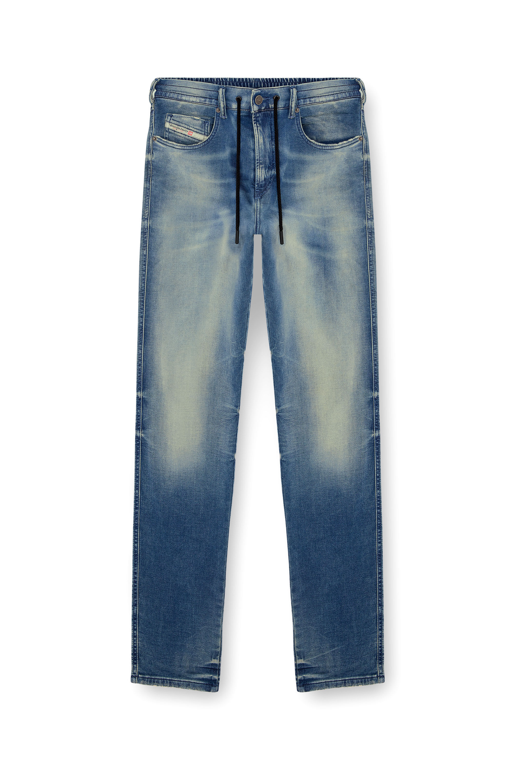 Diesel - Homme Slim 2060 D-Strukt Joggjeans® 068MG, Bleu moyen - Image 2