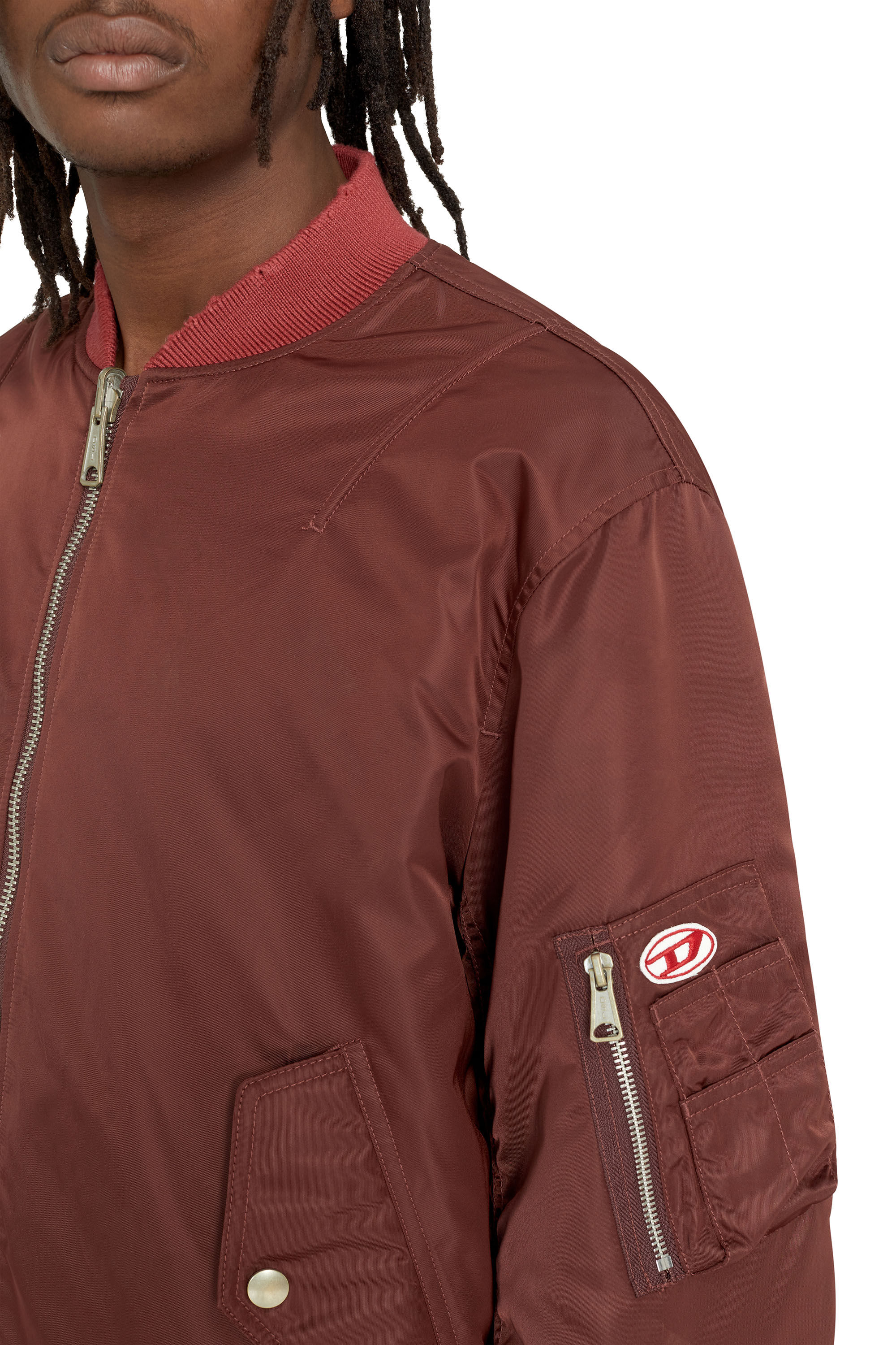 J-FIGHTERS-NW Man: Reversible padded bomber jacket | Diesel J-FIGHTERS-NW Man: Reversible padded bomber jacket | Diesel