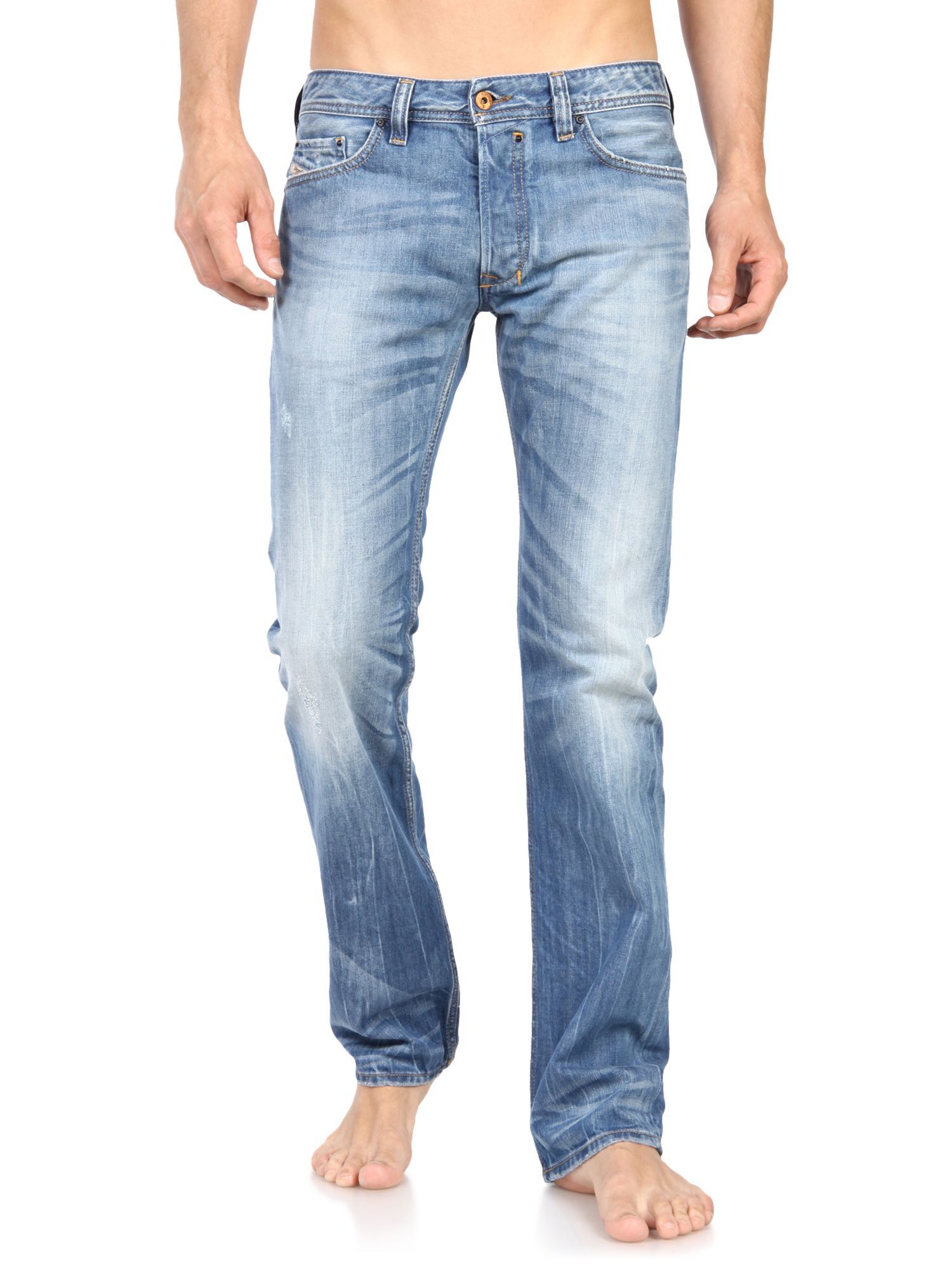 Jean diesel safado regular slim sale straight