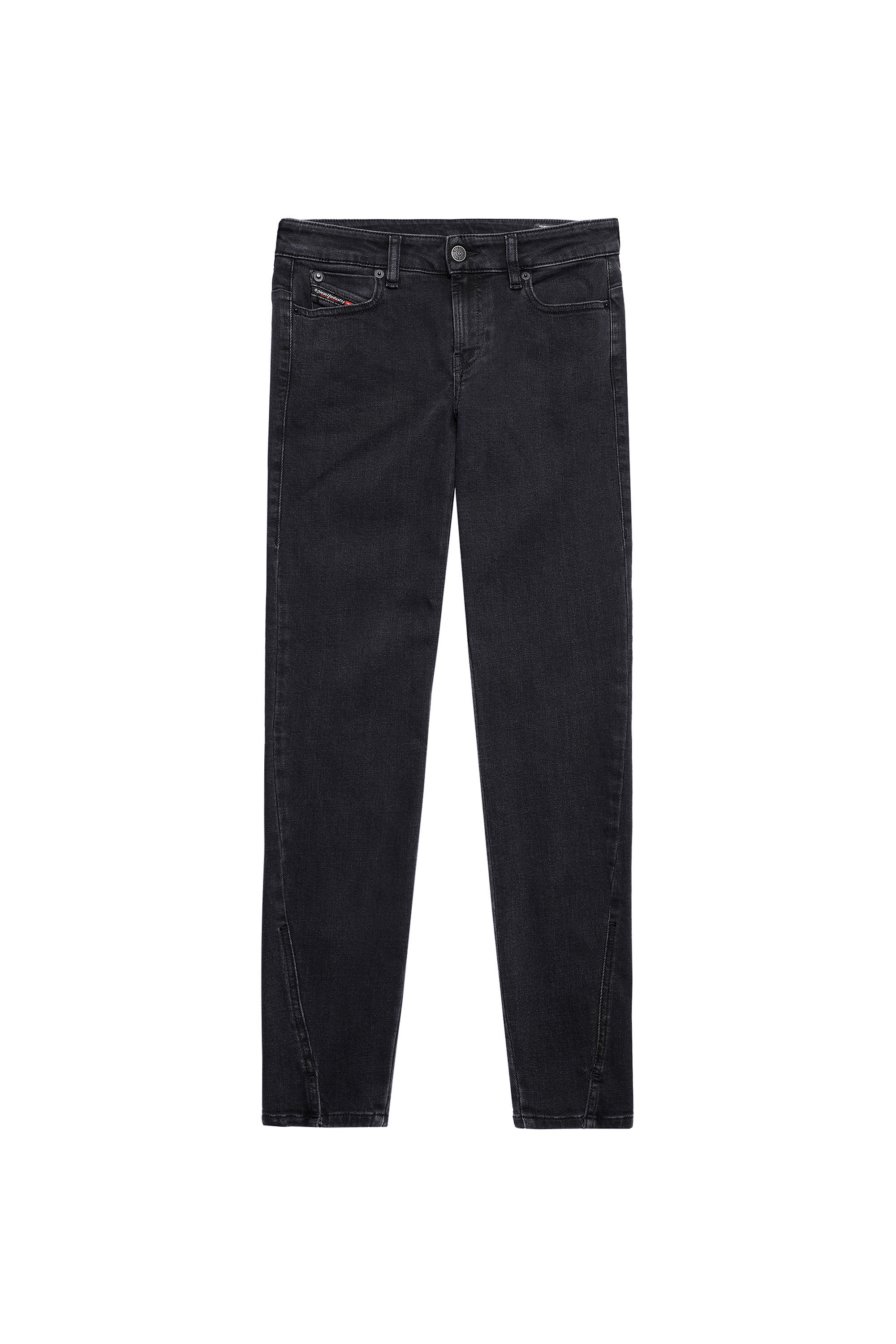 Diesel - D-Jevel 0870G Slim Jeans, Black/Dark Grey - Image 2