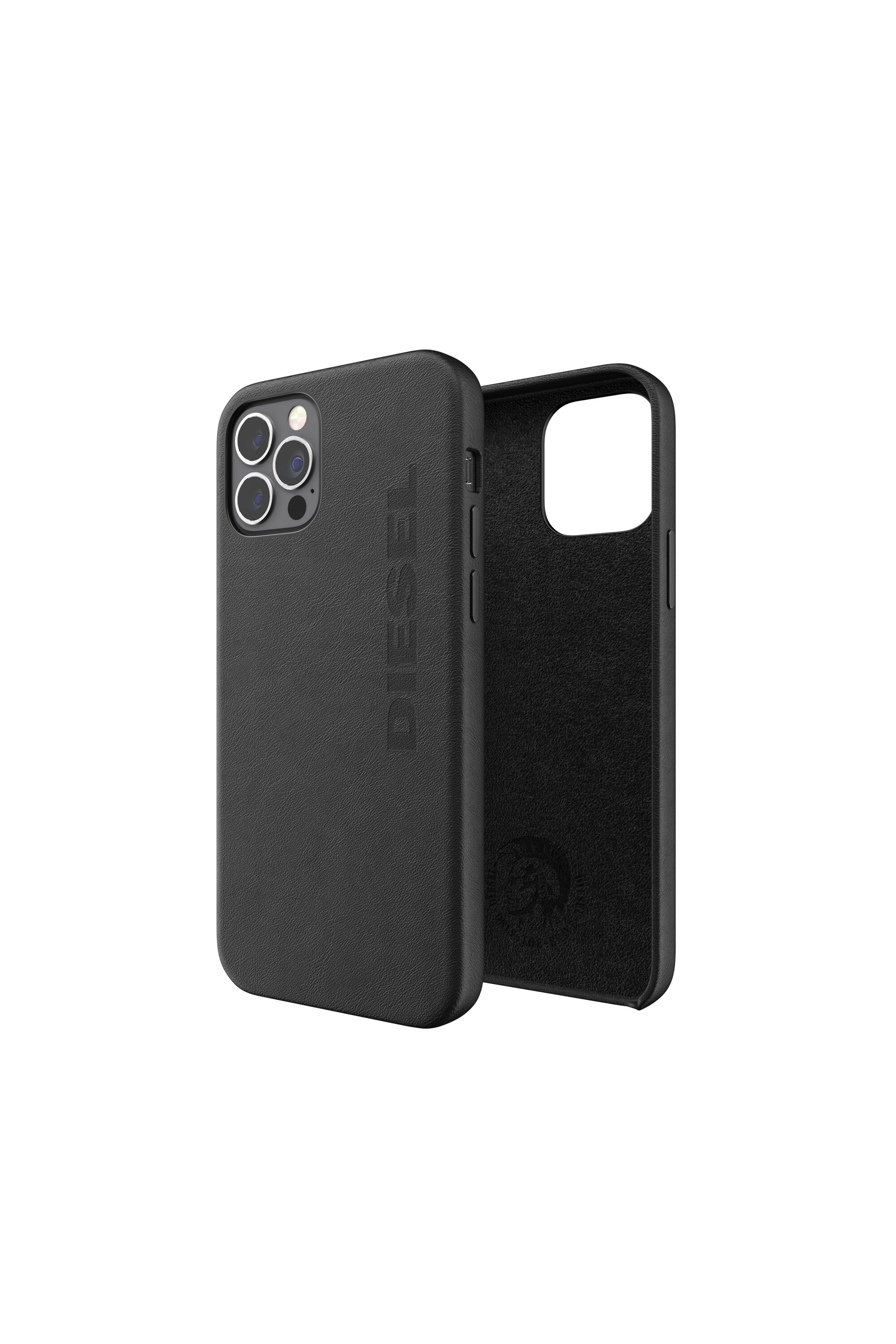 Diesel - 42516 STANDARD CASE, Étui full wrap pour iPhone 12/12 Pro Mixte in Noir - 1