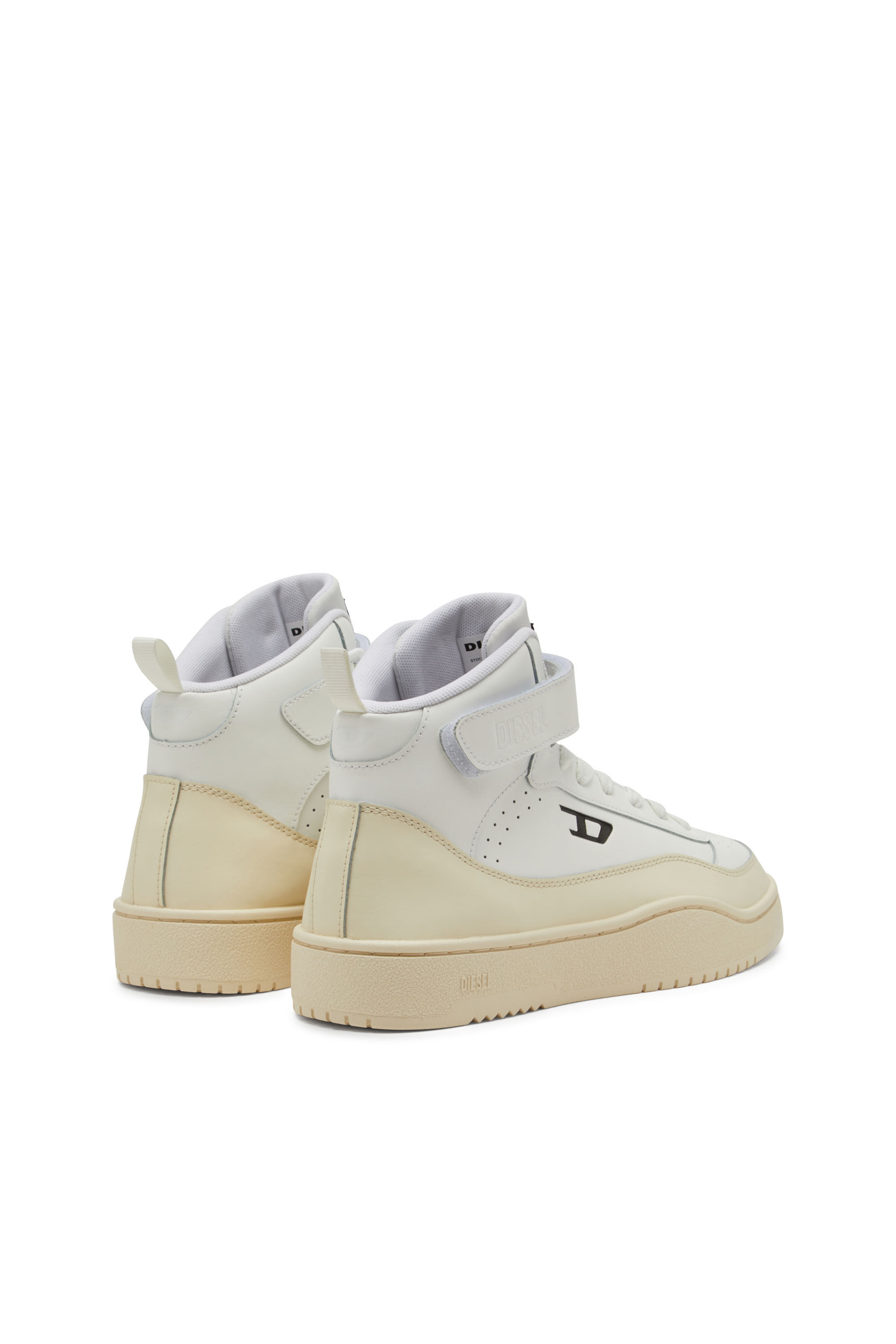 Diesel - S-TRACKER-D MID, Male's S-Tracker-D-Mid top sneaker in White - 3