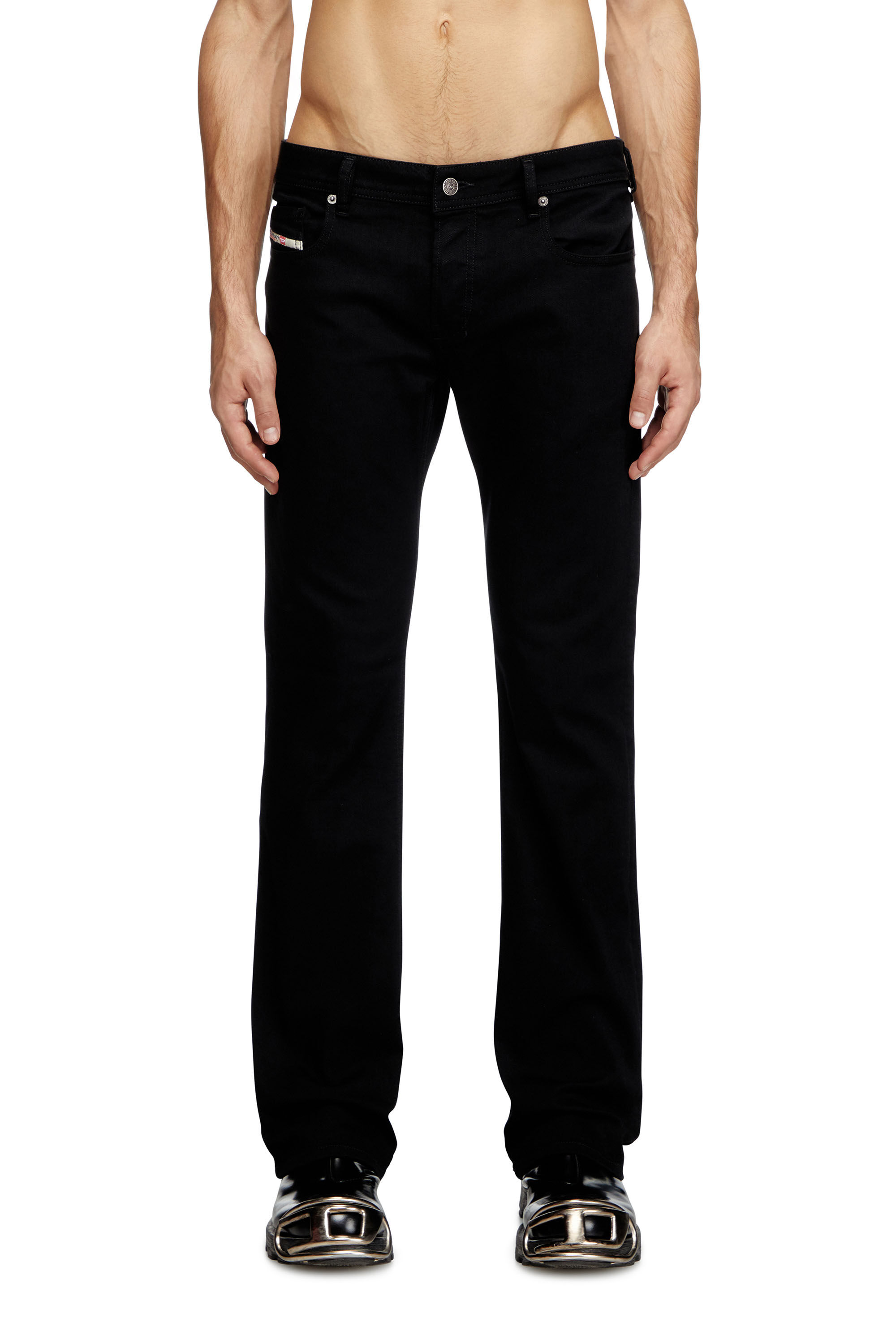 Diesel - Bootcut Jeans 2007 Zatiny 0688H Homme, Noir/Gris foncé - Image 3