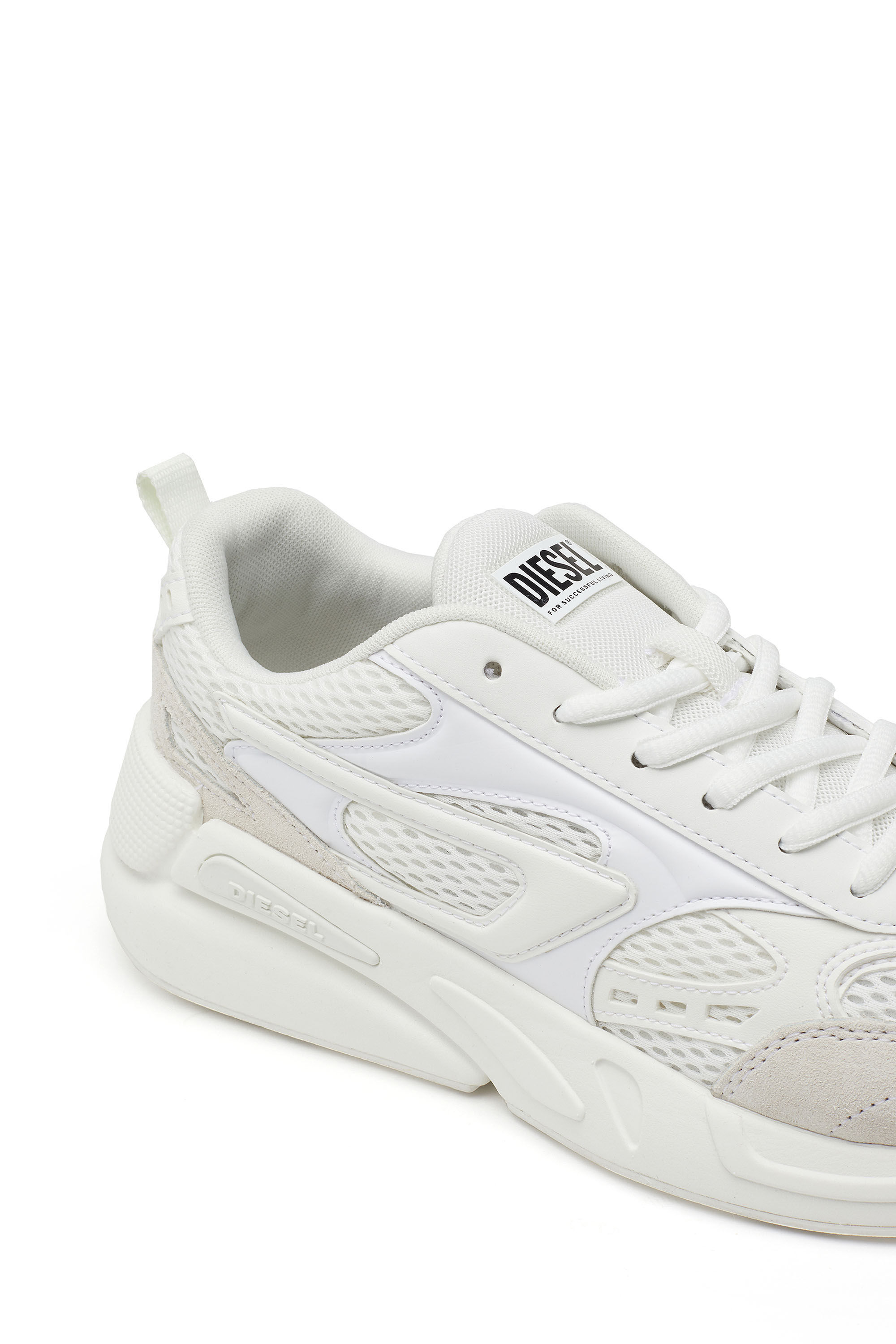 Sneakers in mesh and suede | White | Diesel Sneakers in mesh and suede | White | Diesel