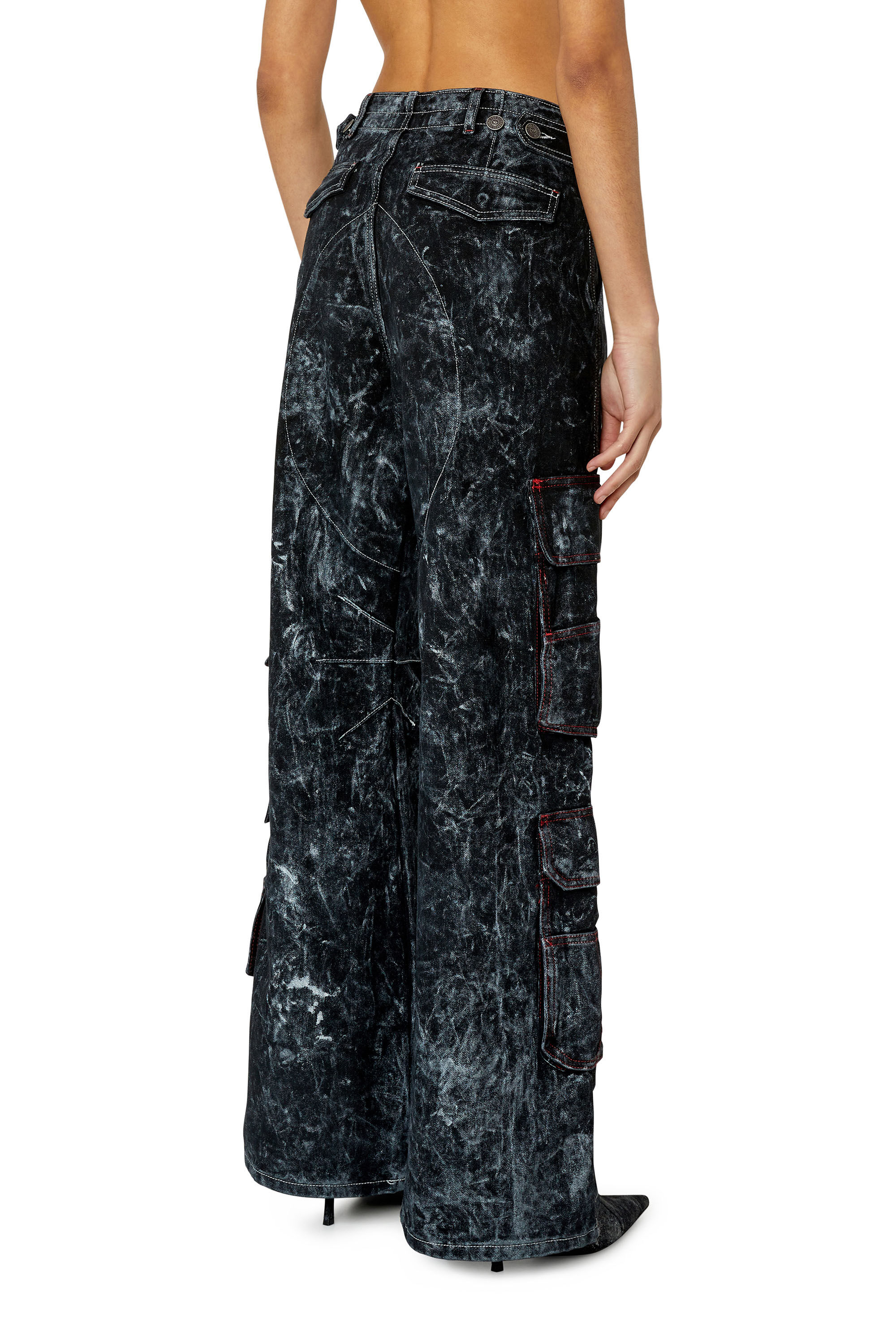 Diesel - Straight Jeans 1996 D-Sire 0EMAC, Female's Straight Jeans - 1996 D-Sire in Black/Dark Grey - 5
