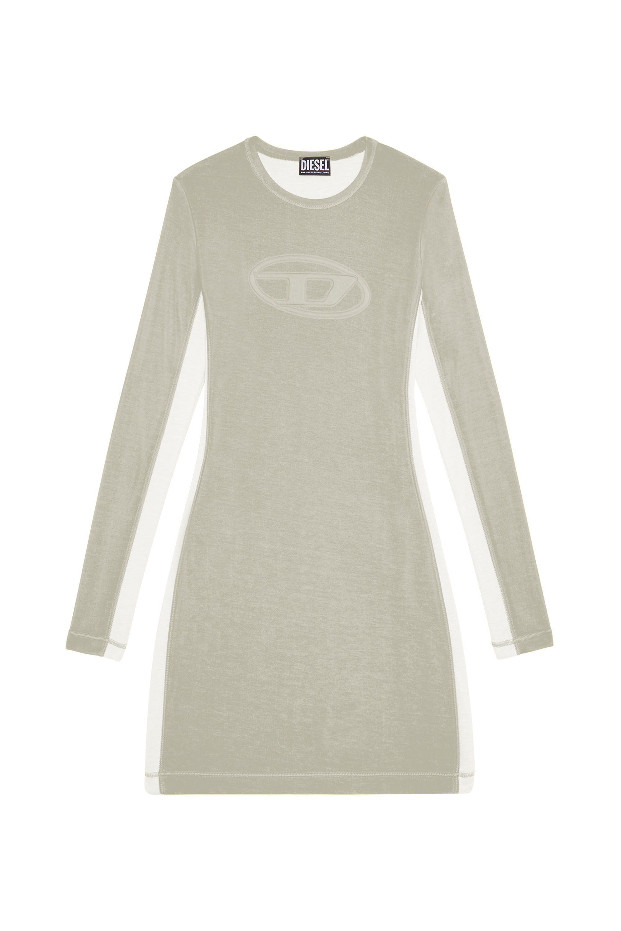 Women s T shirt dress in stretch modal D OVALD Diesel