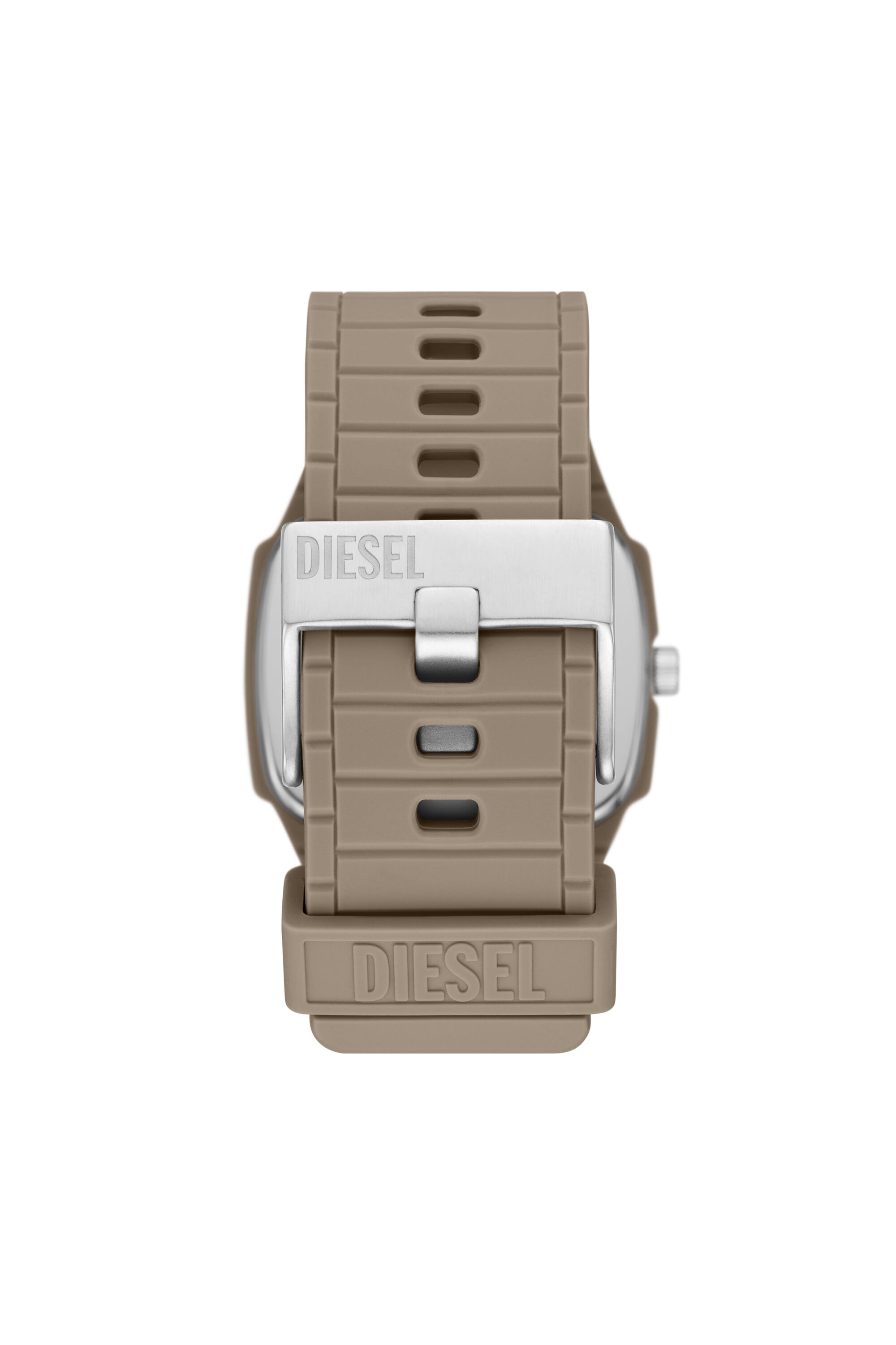 Diesel - DZ2167, Montre Cliffhanger 2.0 en silicone beige Homme in Beige - 2