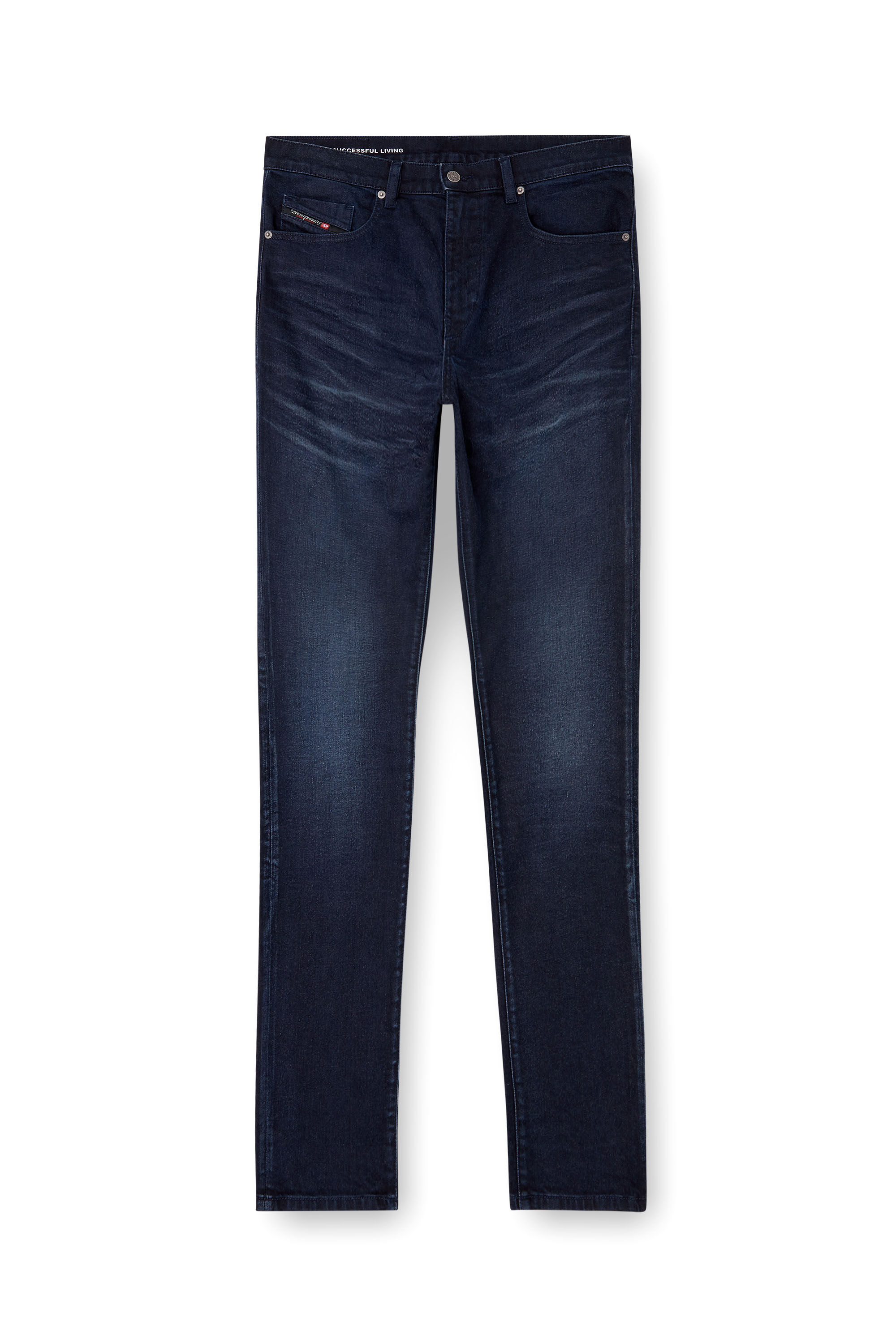 Diesel - Slim Jeans 2019 D-Strukt 0BMBX Homme, Bleu Foncé - Image 2