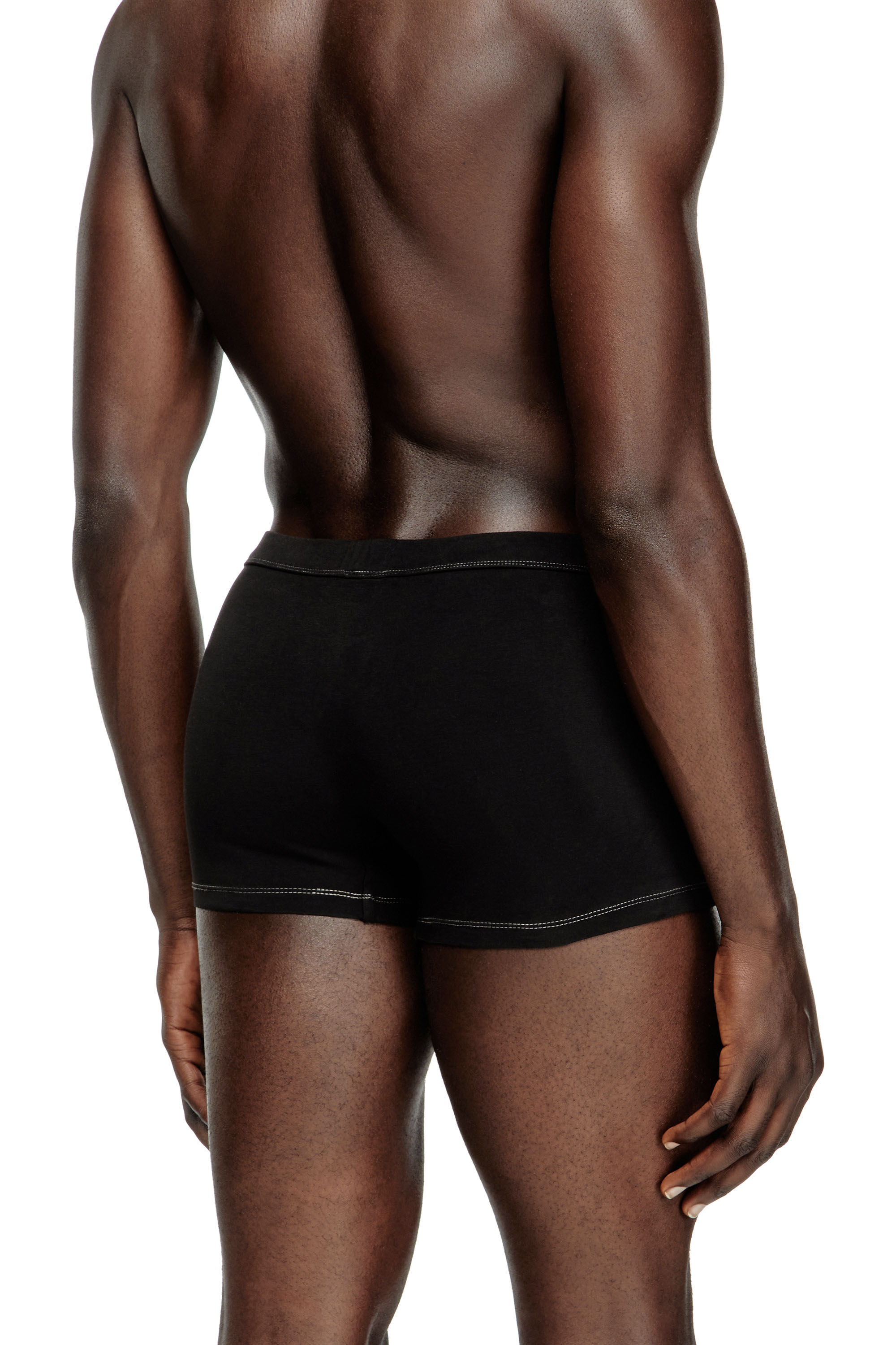 Diesel - DEVON-DNM-2PACK, Male's 2-pack boxer briefs with Diesel Industry flag in White/Black - 3