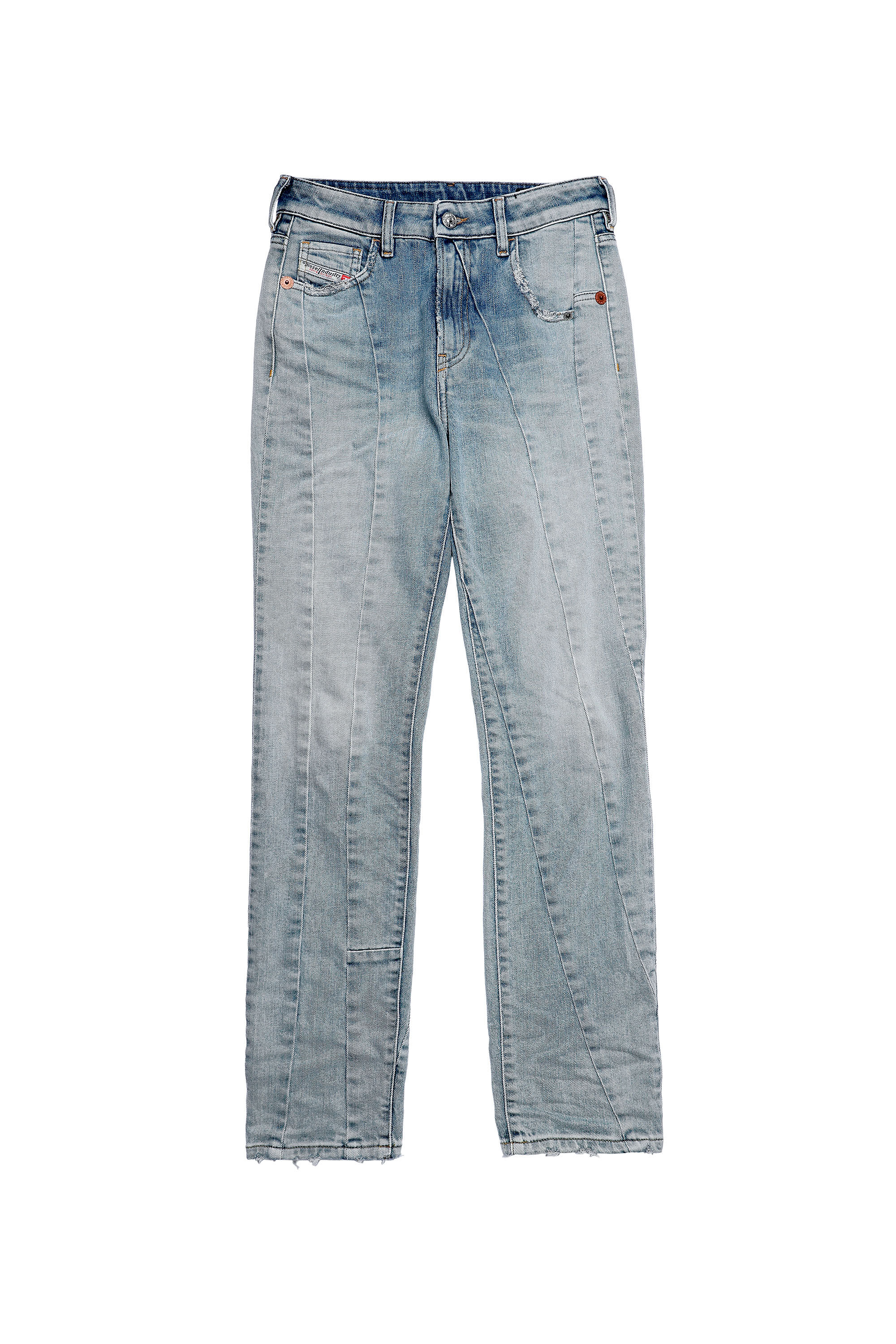 Diesel - D-Joy 09A65 Tapered Jeans, Bleu Clair - Image 2