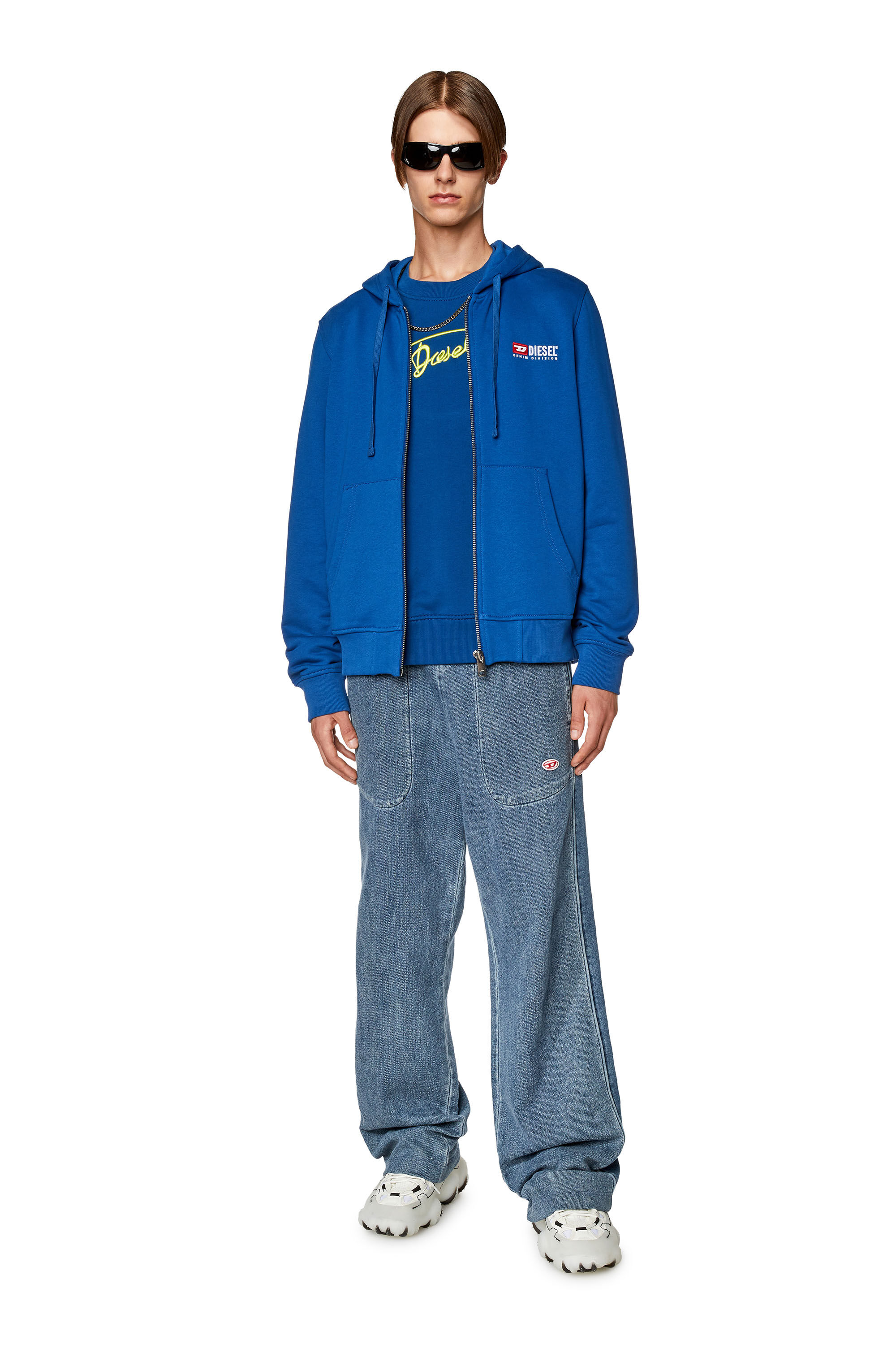 Diesel denim division hoodie sale