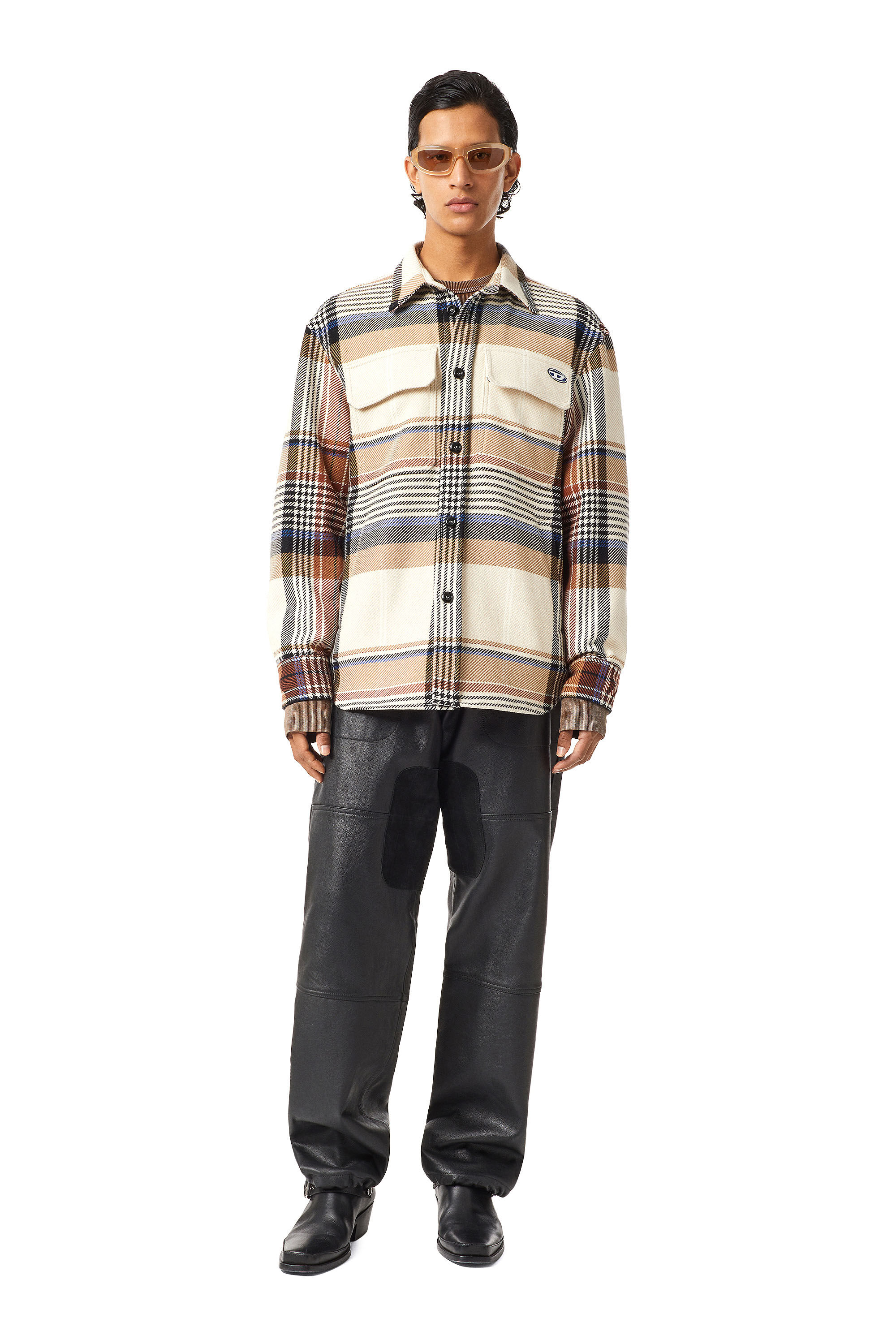 S CONRY Man Check overshirt Diesel