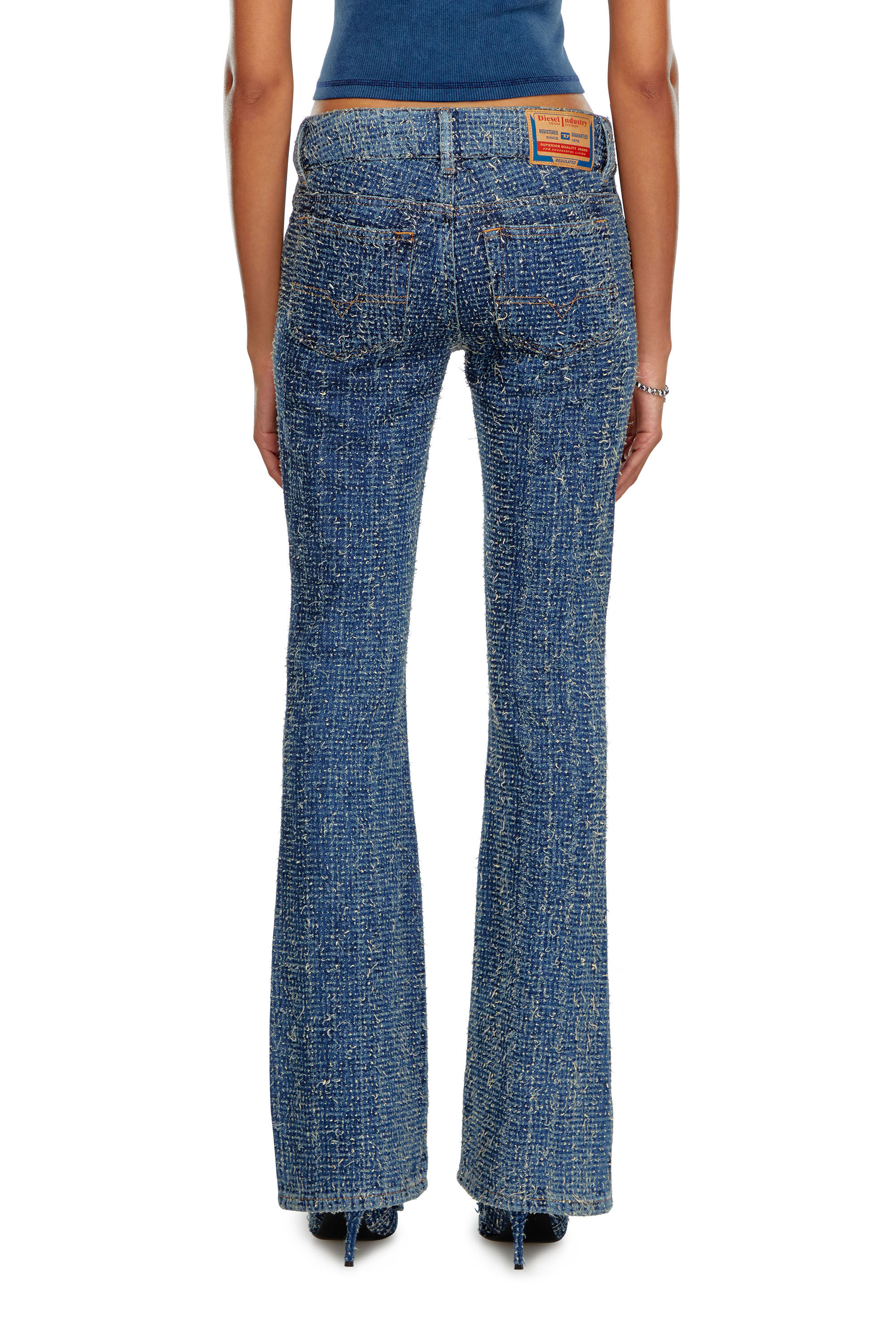 Diesel - Femme Bootcut and Flare Jeans D-Ebush 0PGAH, Bleu moyen - Image 5