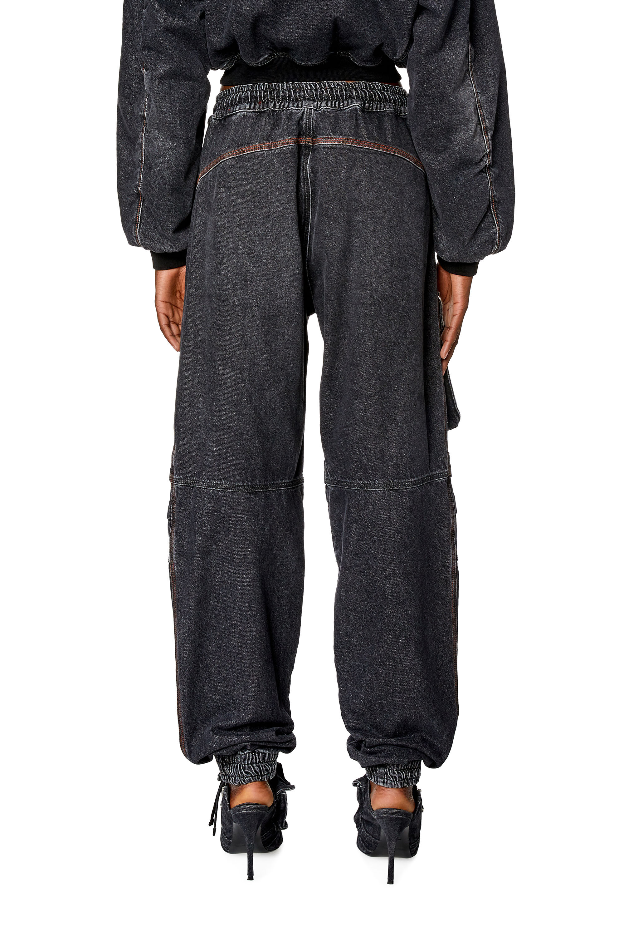 Diesel - Female's Regular Jeans D-Mirt 0HLAA, Black/Dark Grey - 4