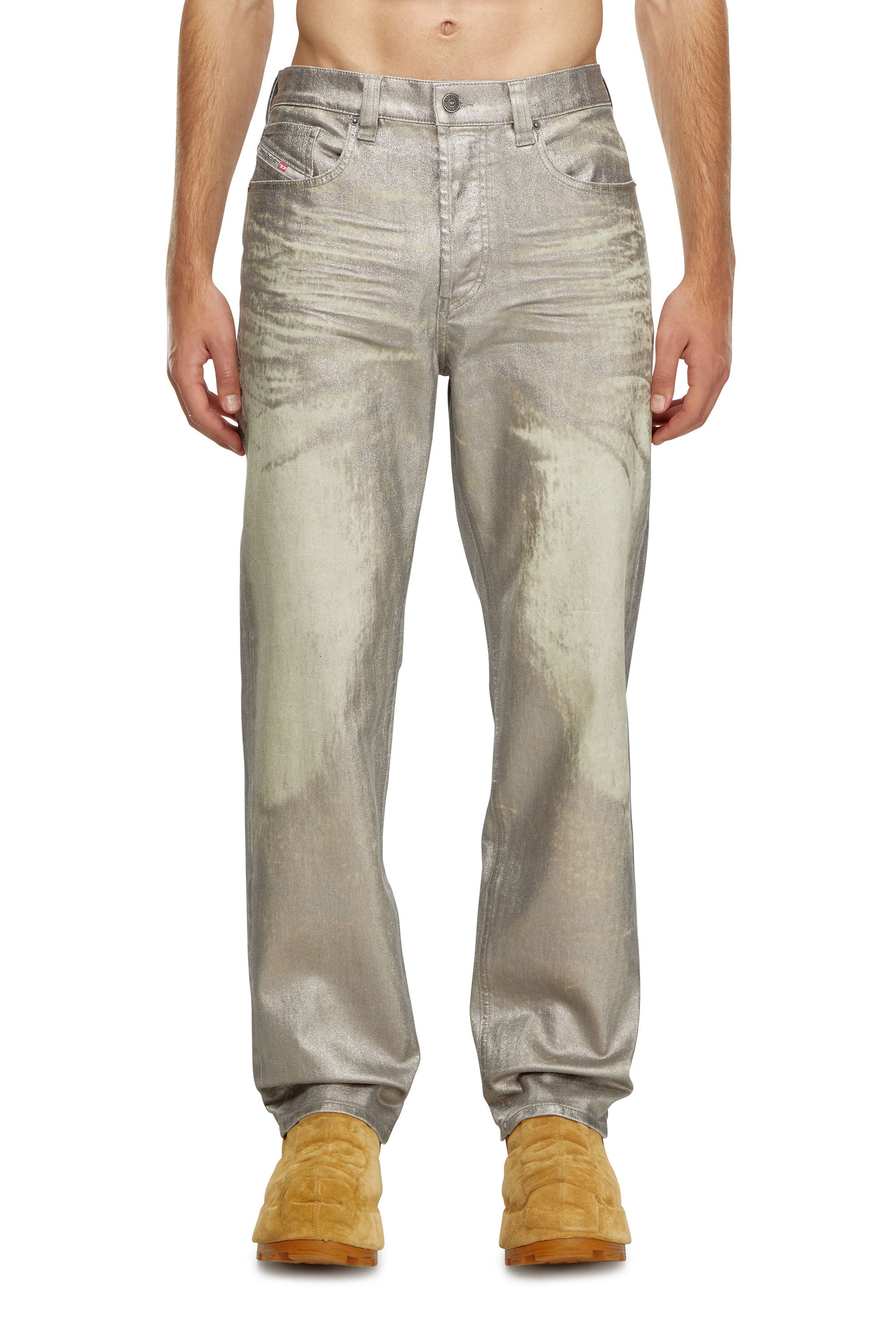 Diesel - Straight Jeans 2010 D-Macs 0CBCZ Homme, Gris - Image 3