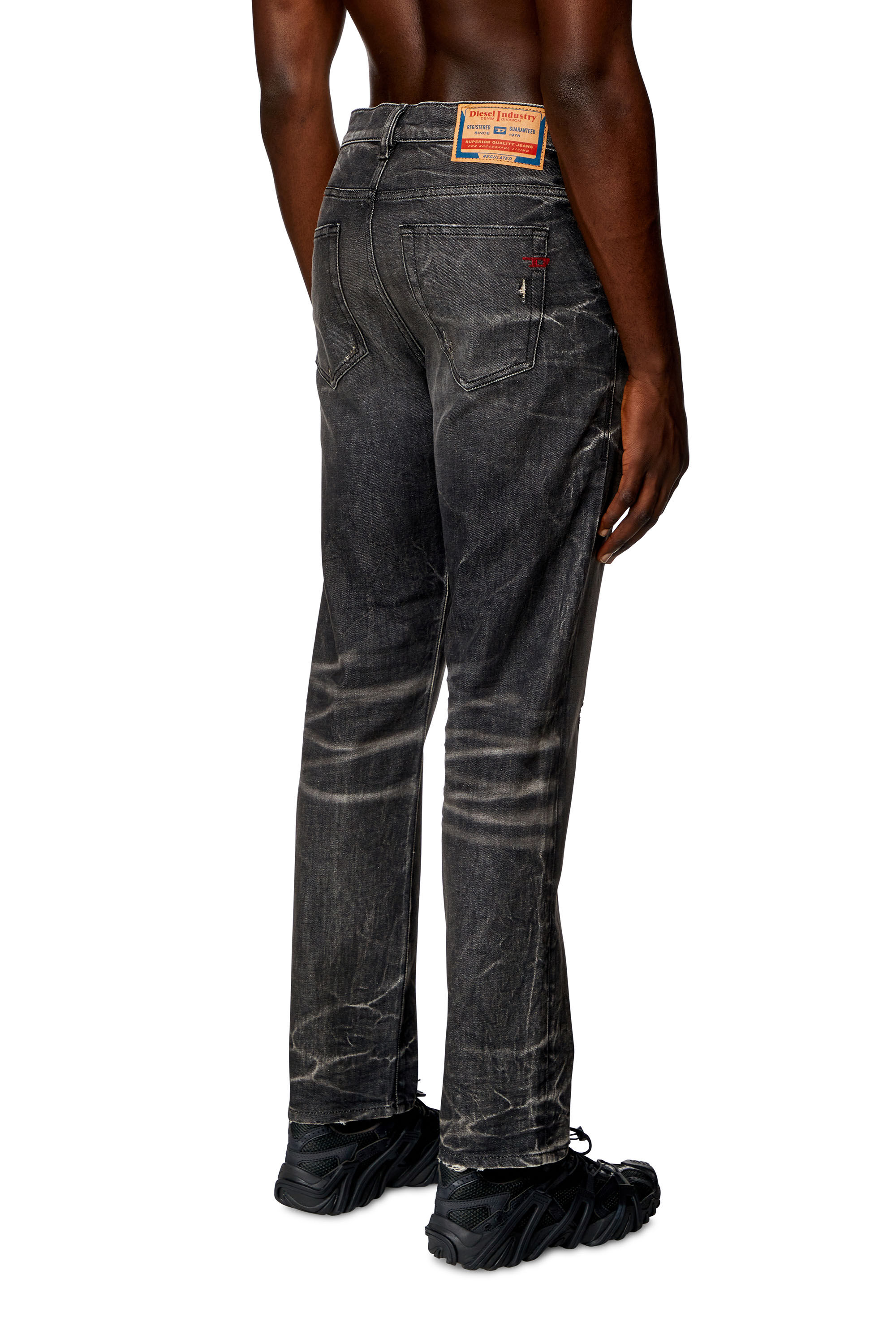 Diesel - Straight Jeans 2020 D-Viker 09H51, Black/Dark Grey - Image 3