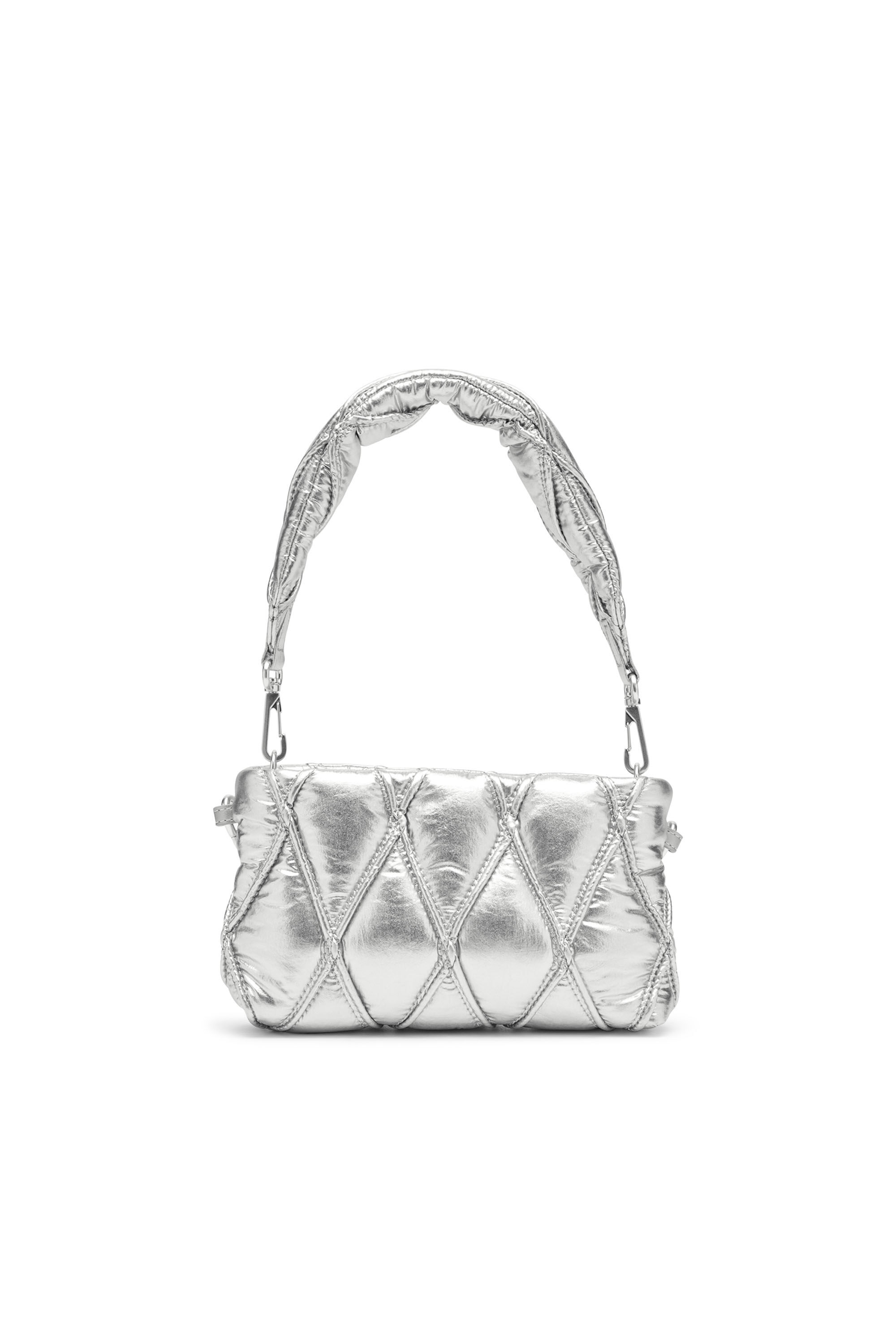 Diesel - CHARM-D POUCH, Female's Wallet purse in metallic quilted nylon in null - 2