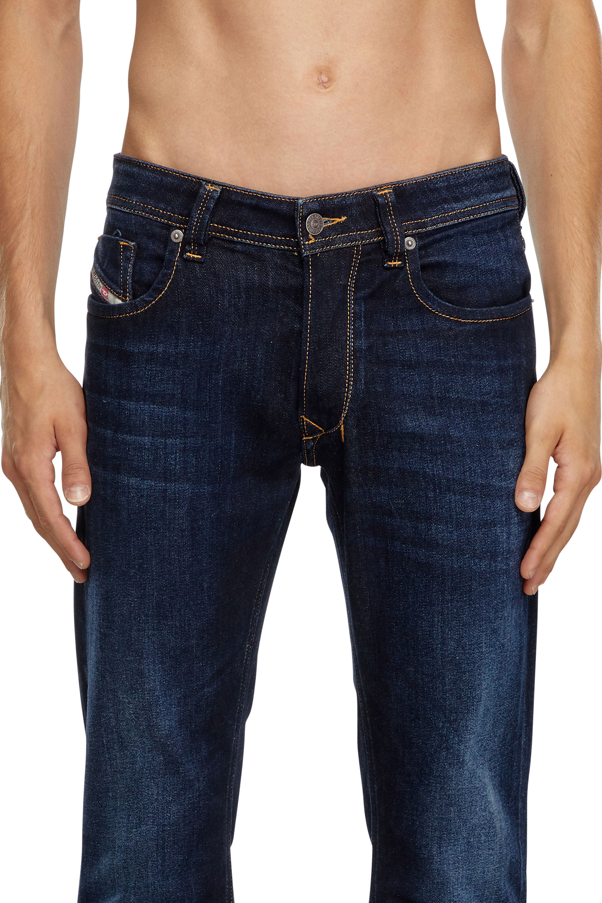 Diesel - Male's Straight Jeans 1985 Larkee 009ZS, Dark Blue - 5