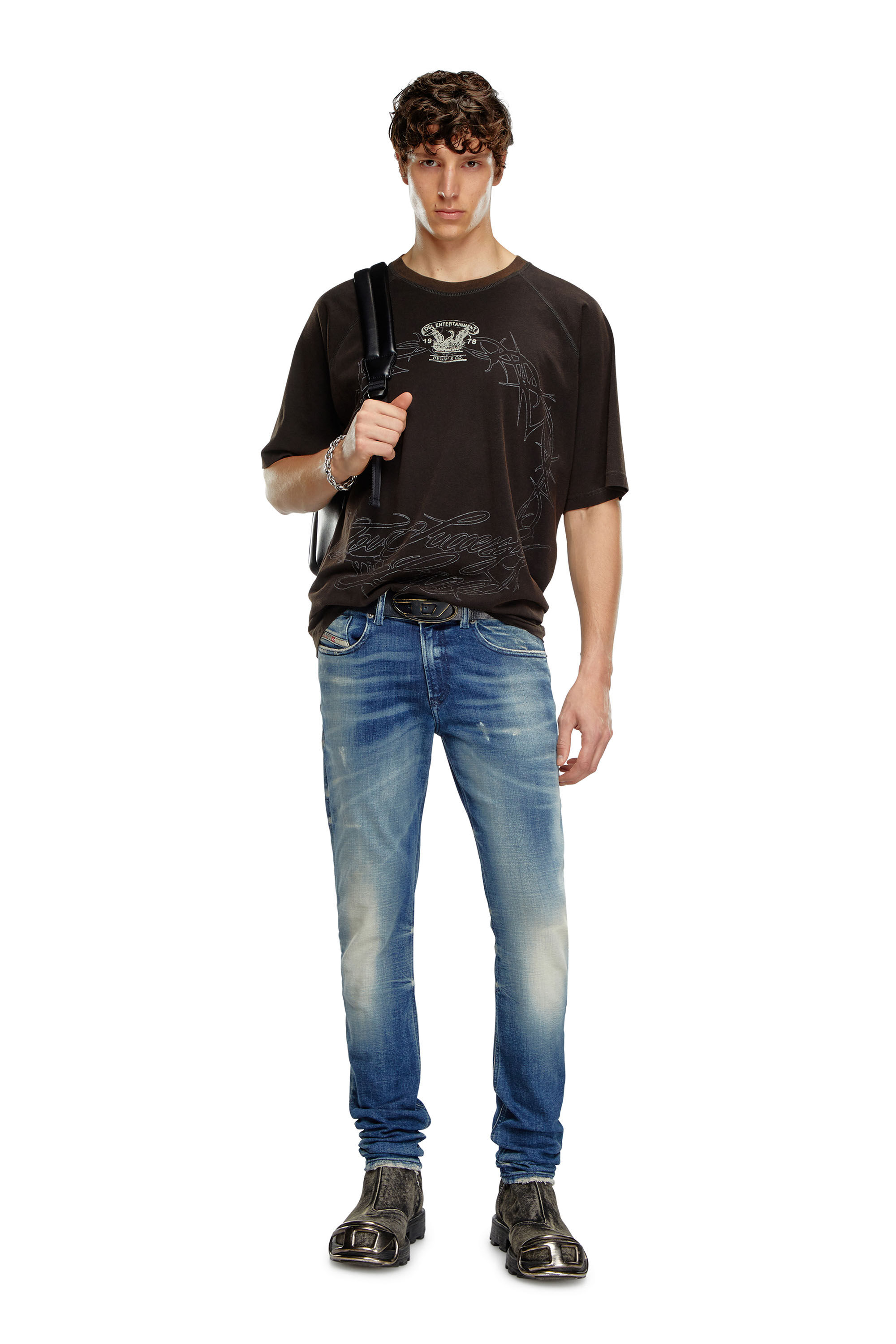 Diesel - Homme Skinny Jeans 1979 Sleenker 09J24, Bleu moyen - Image 1