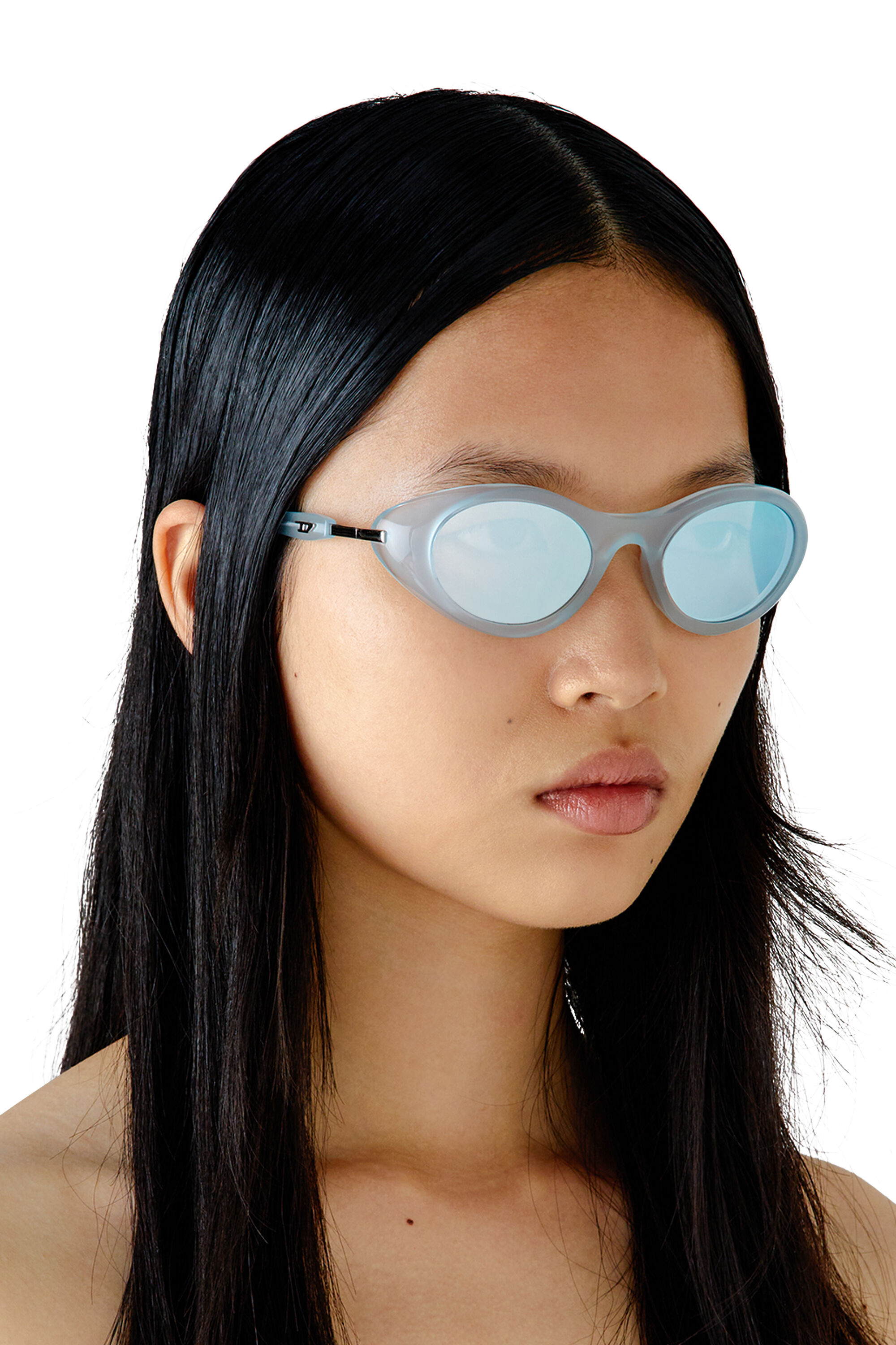 Diesel - 0DL2004, Lunettes de soleil de forme enveloppante Mixte in Bleu - 6