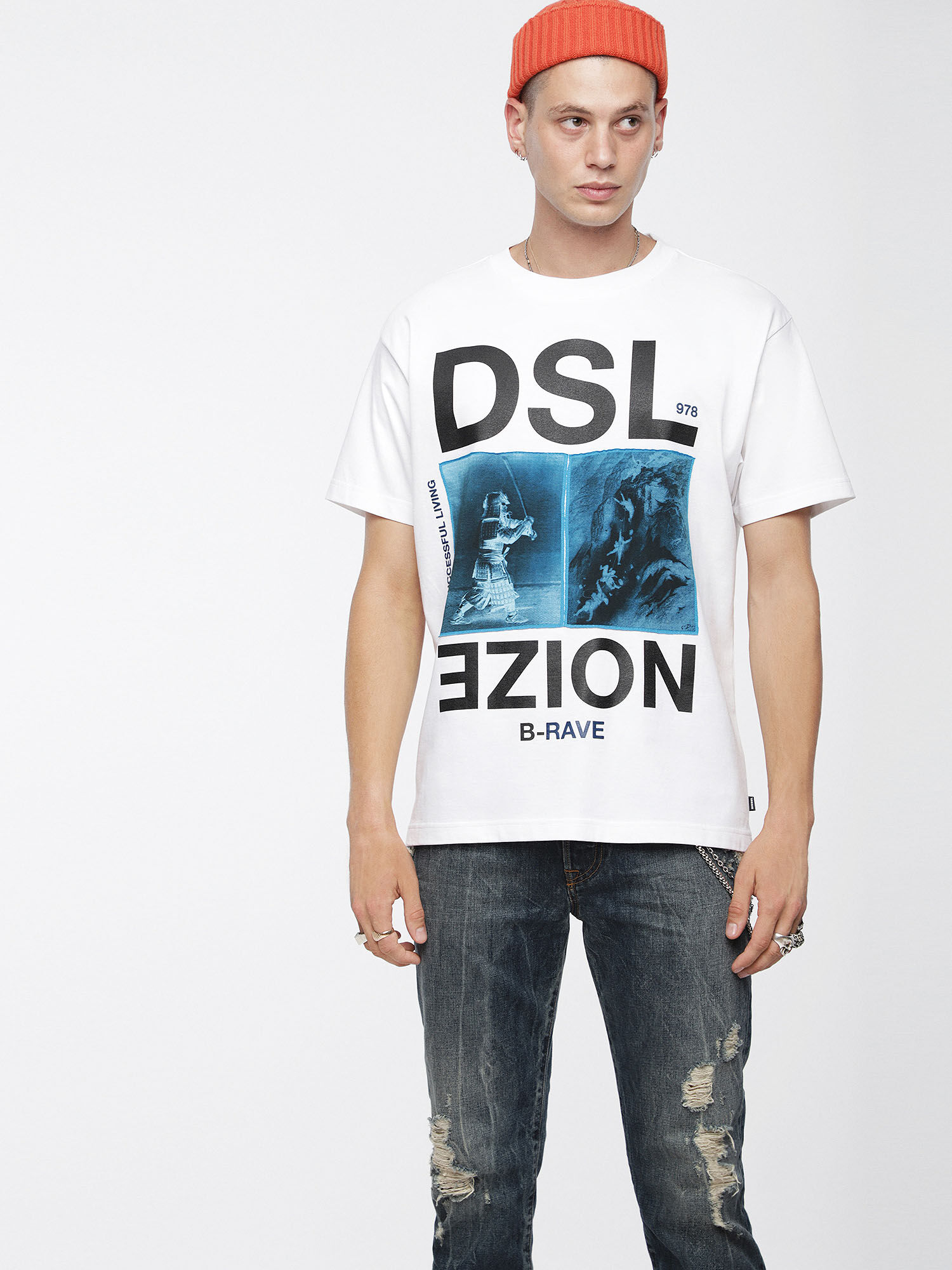 Diesel - T-WALLACE-XC, White - Image 1