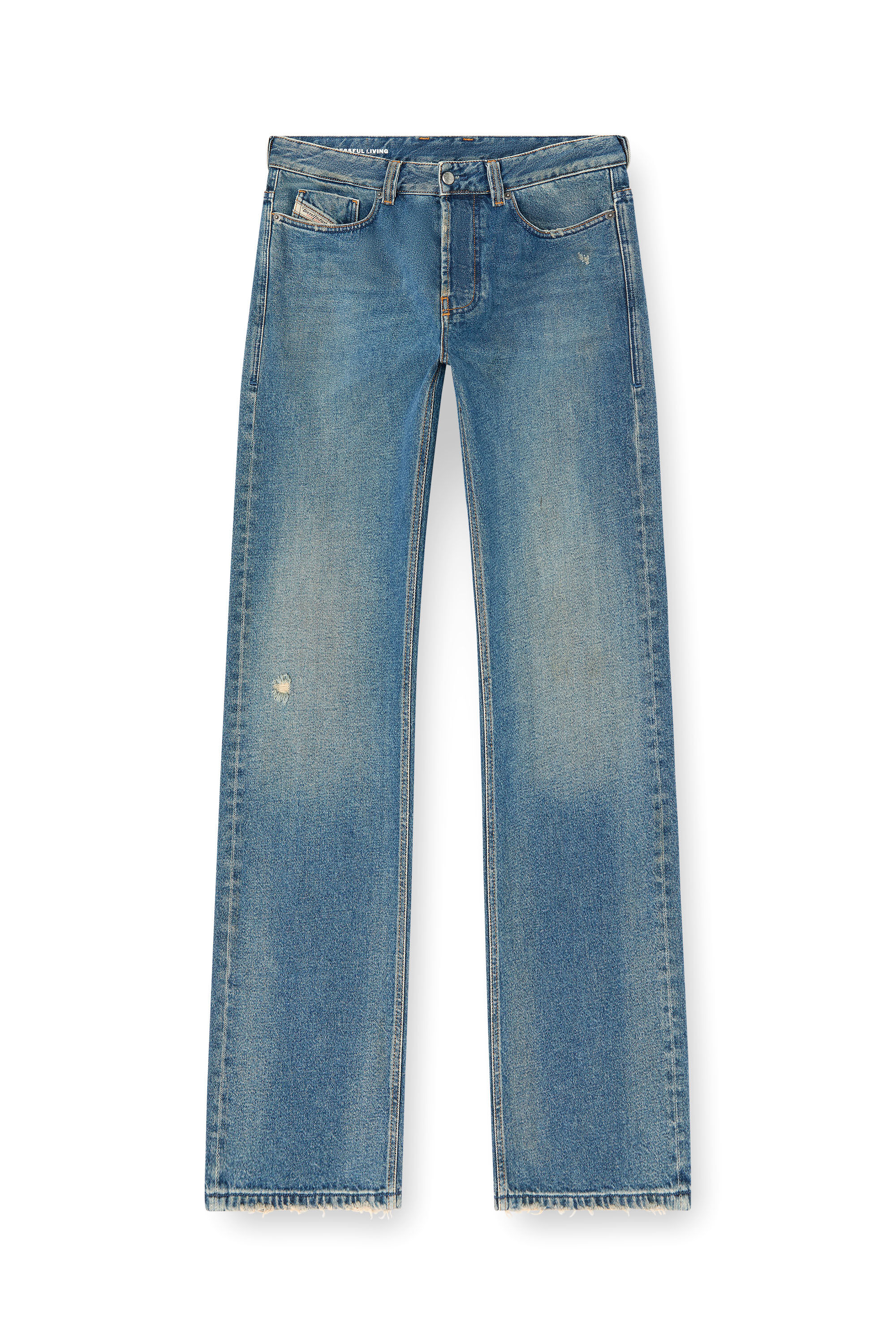 Diesel - Relaxed Jeans 1980 D-Eeper 09J79 Homme, Bleu moyen - Image 2