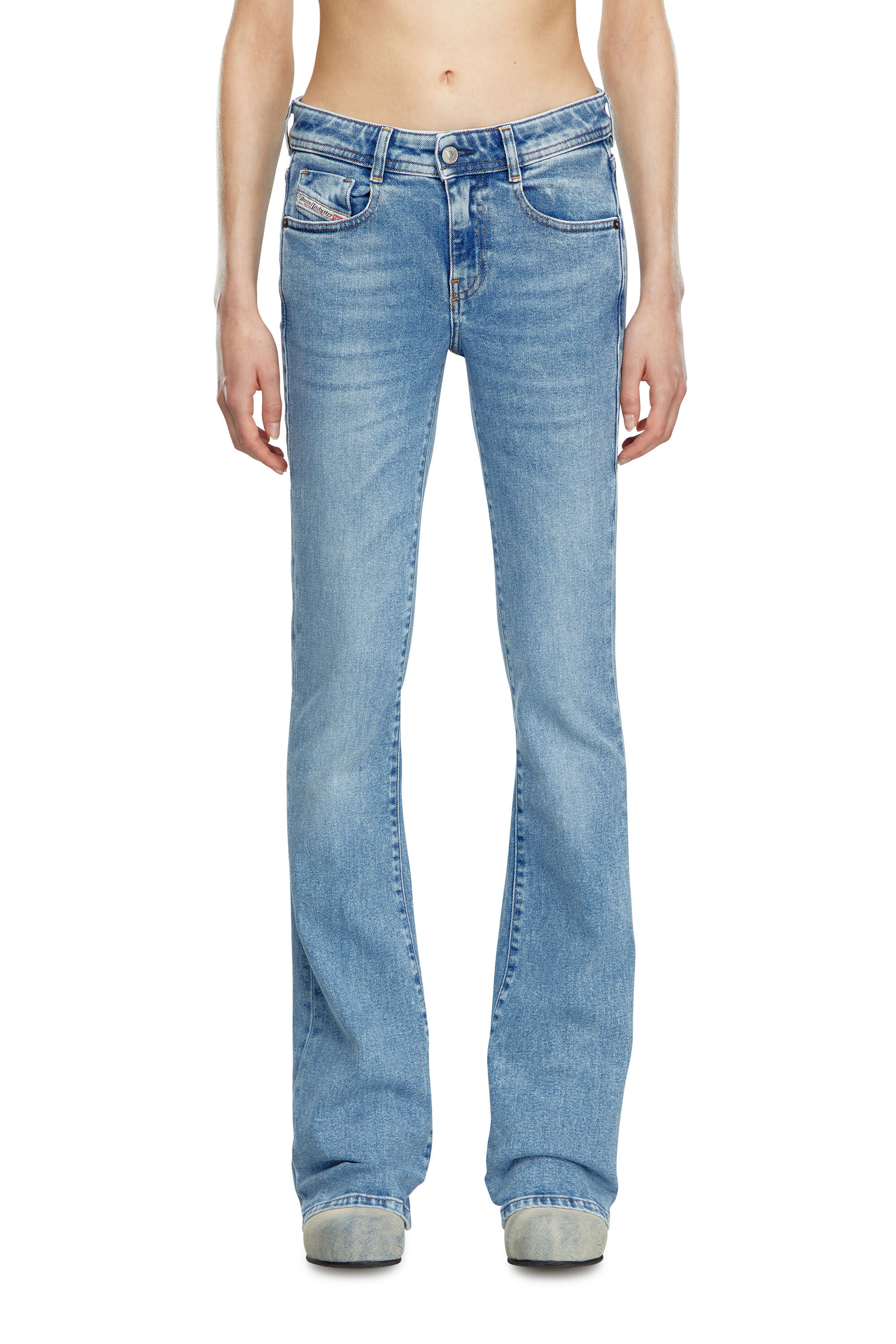 1969 D-EBBEY Woman: bootcutandflare Light blue Jeans | Diesel 1969 D-EBBEY Woman: bootcutandflare Light blue Jeans | Diesel