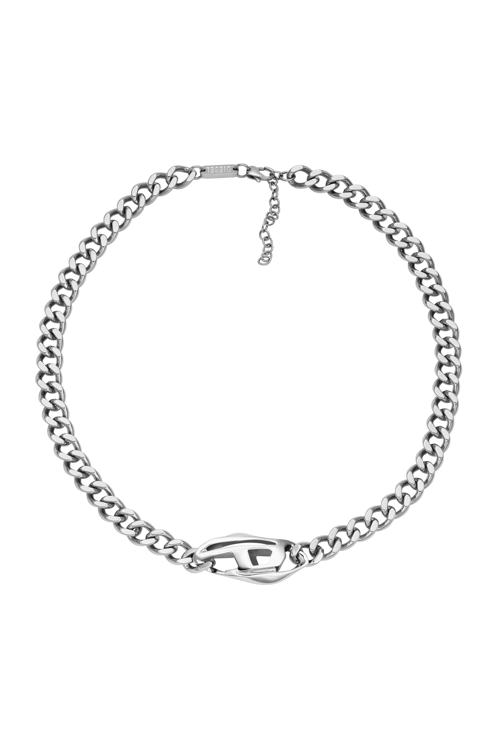 Women's Stainless Steel Chain Necklace | Silver | Diesel