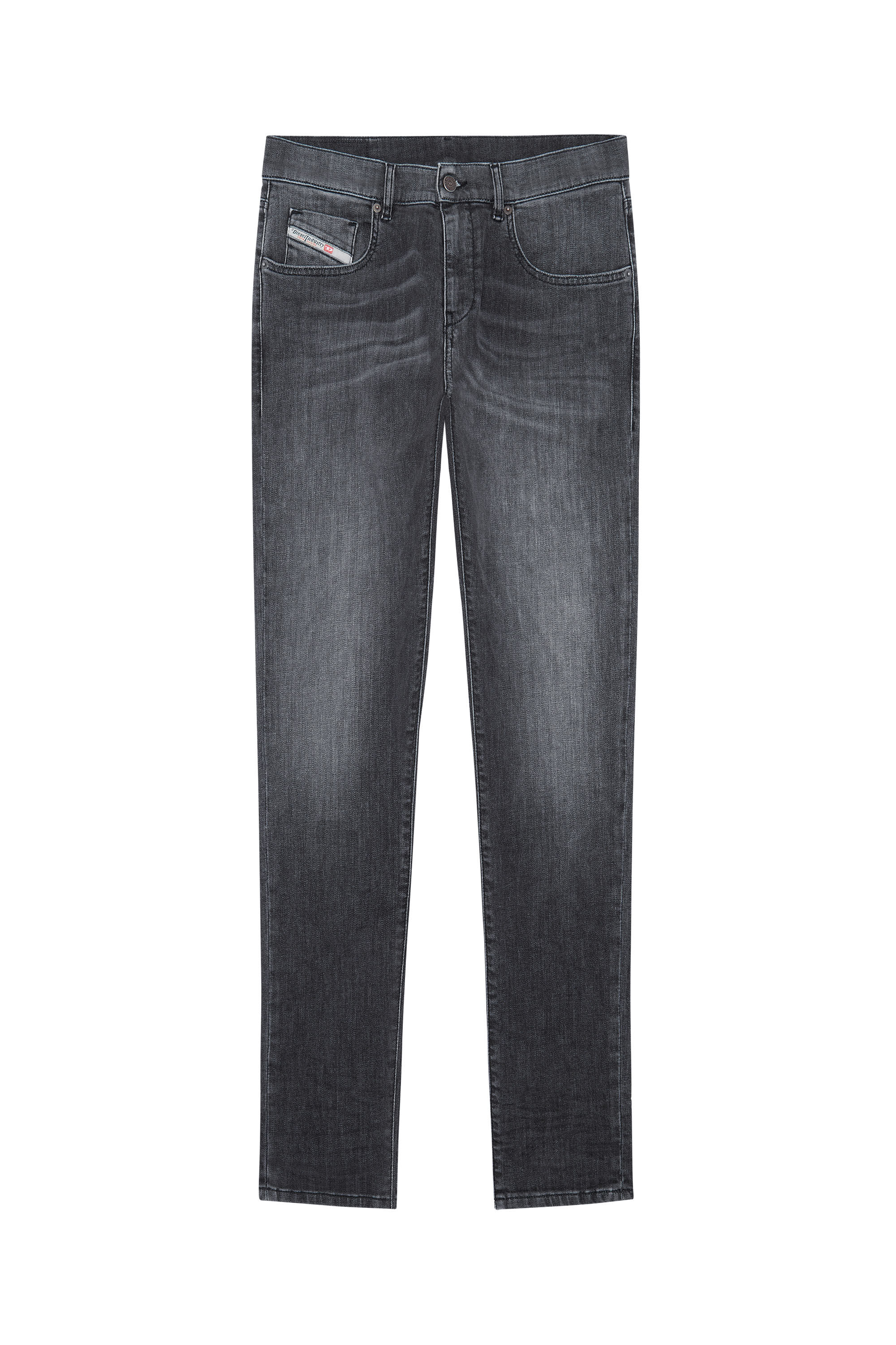 D-STRUKT-Z-T 09D52 Man: Slim Black/Dark grey Jeans | Diesel