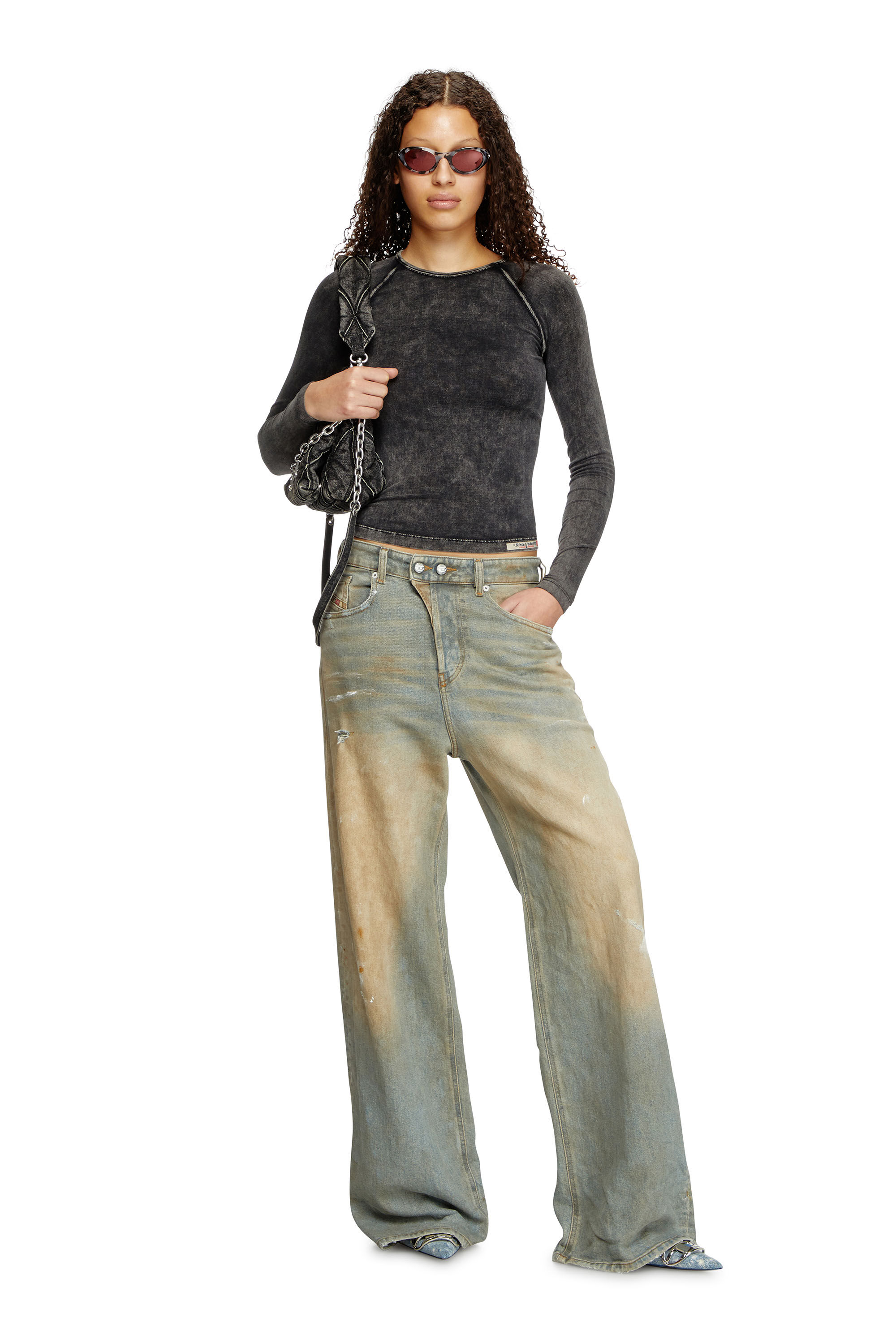 Diesel - Female's Relaxed Jeans 1996 D-Sire 007Z4, Light Blue - 1