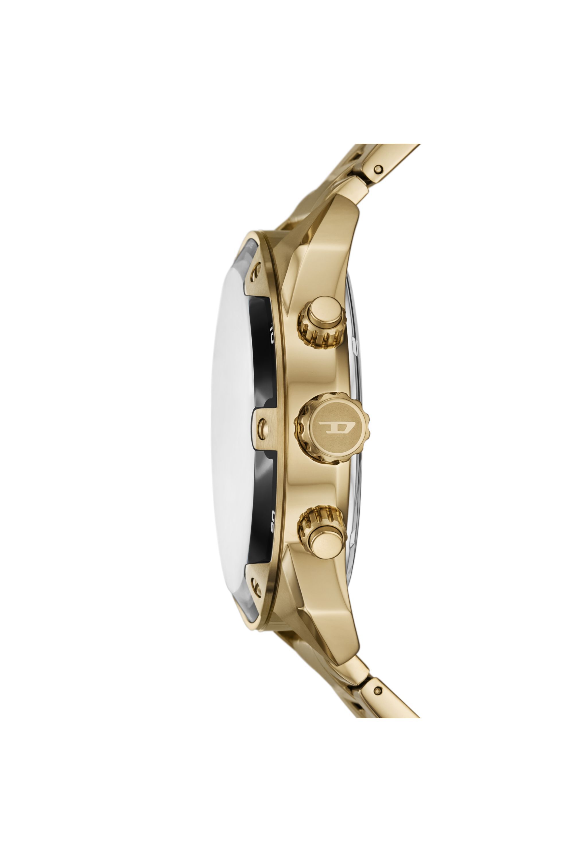 Diesel - DZ4678, Male's Spiked stainless steel watch in Gold - 3