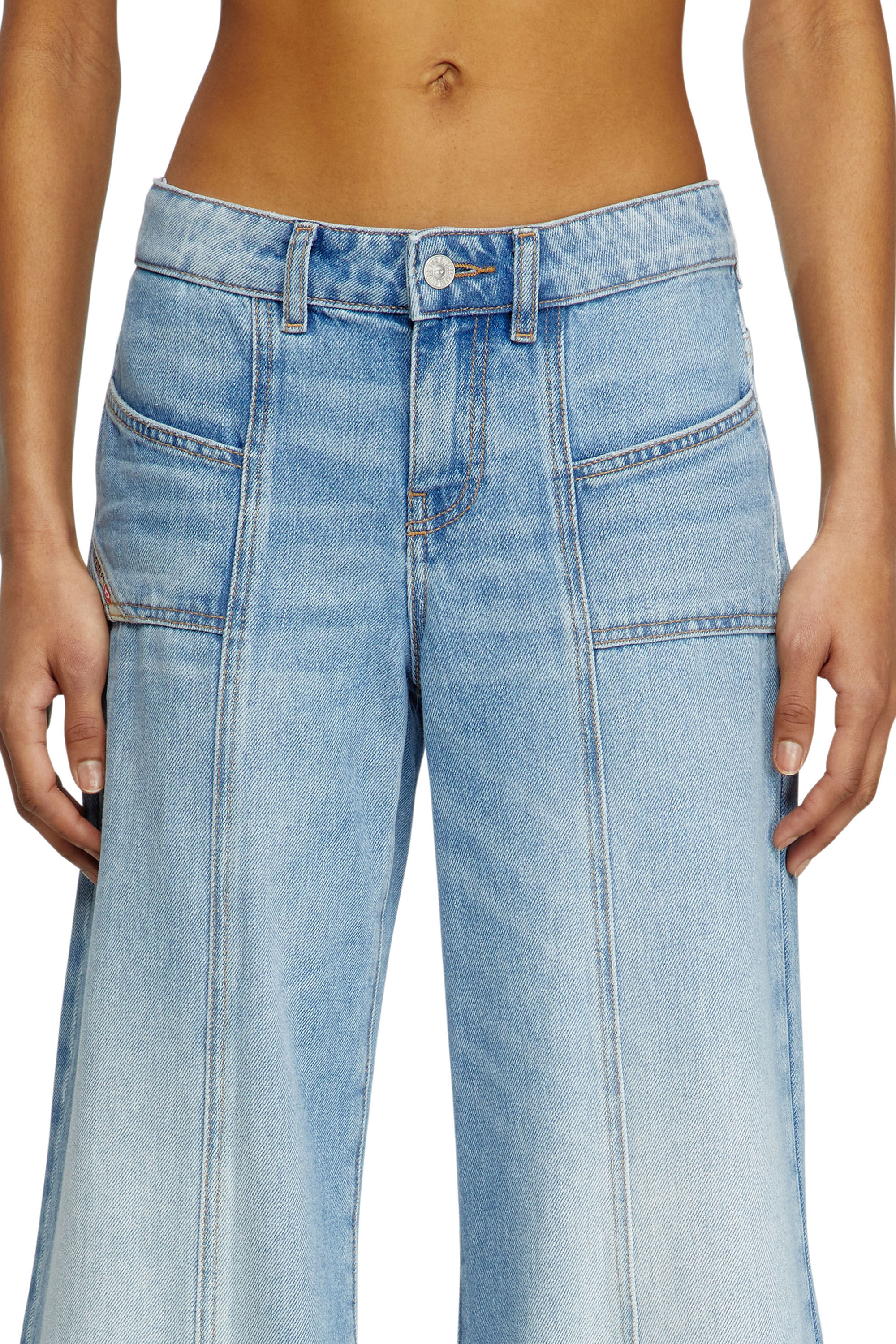 Diesel - Female's Flare Jeans D-Akii 0CLBA, Light Blue - 5
