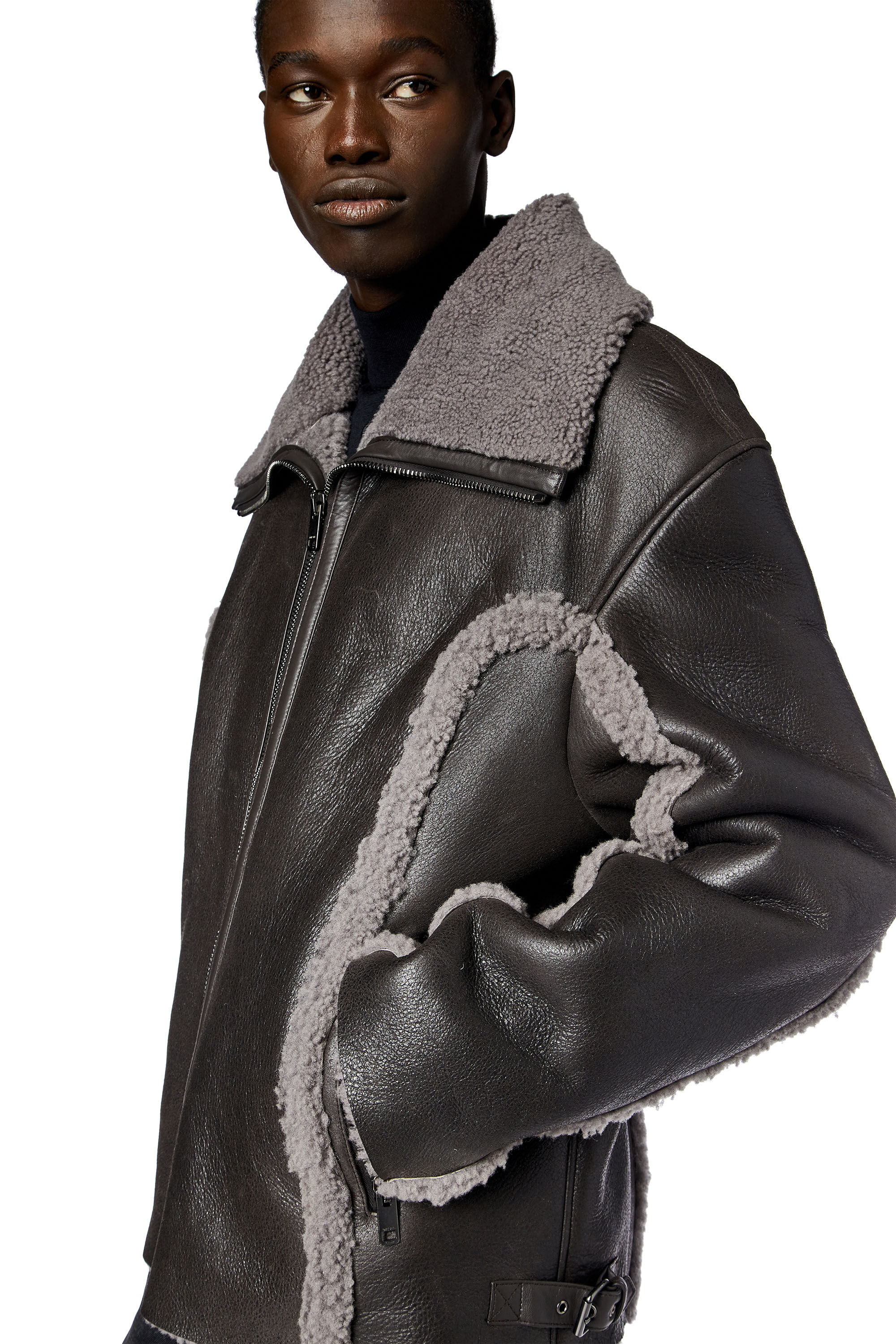 Diesel shearling shop