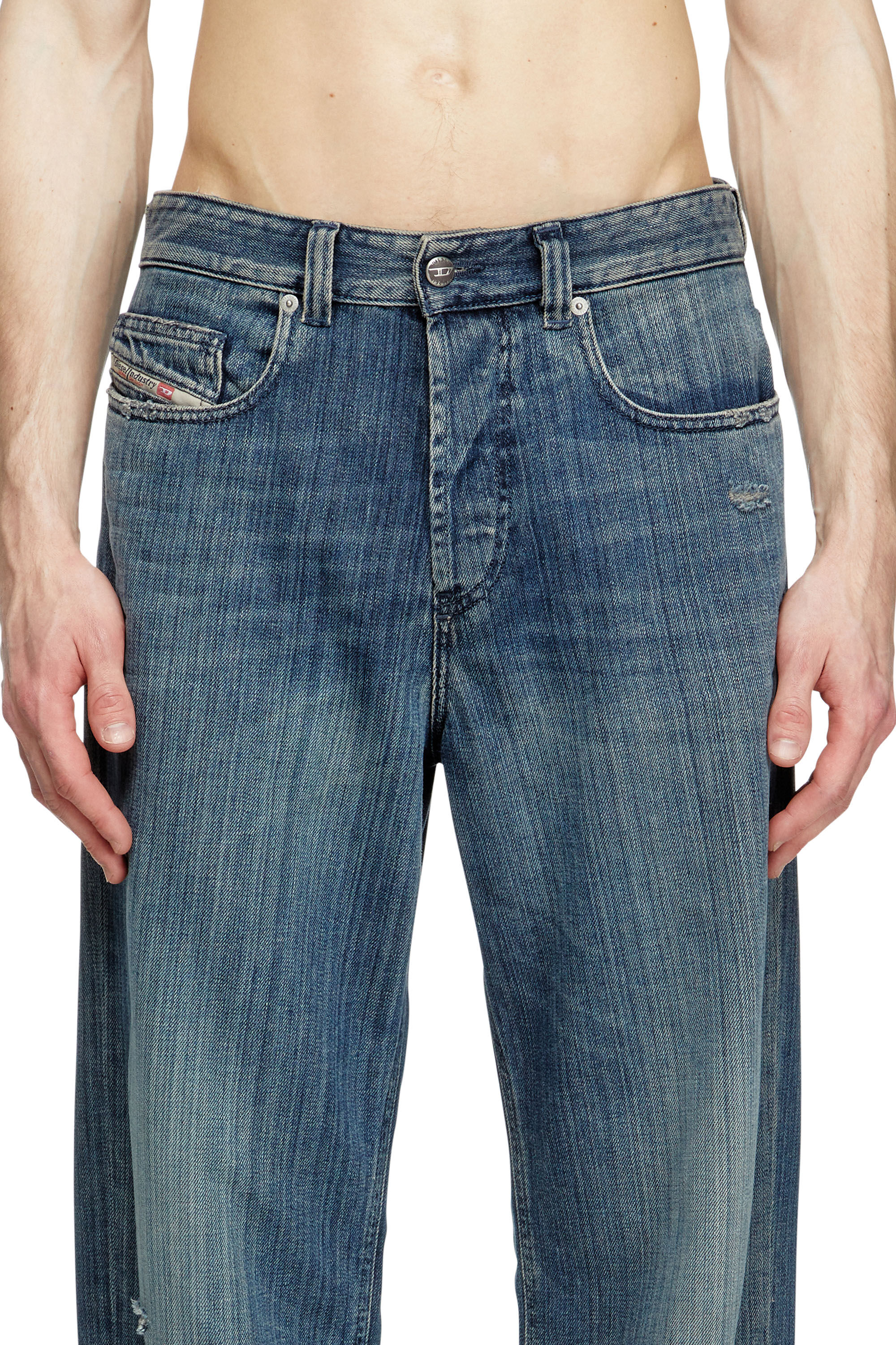 Diesel - Male's Relaxed Jeans 2001 D-Macro 09M09, Dark Blue - 5