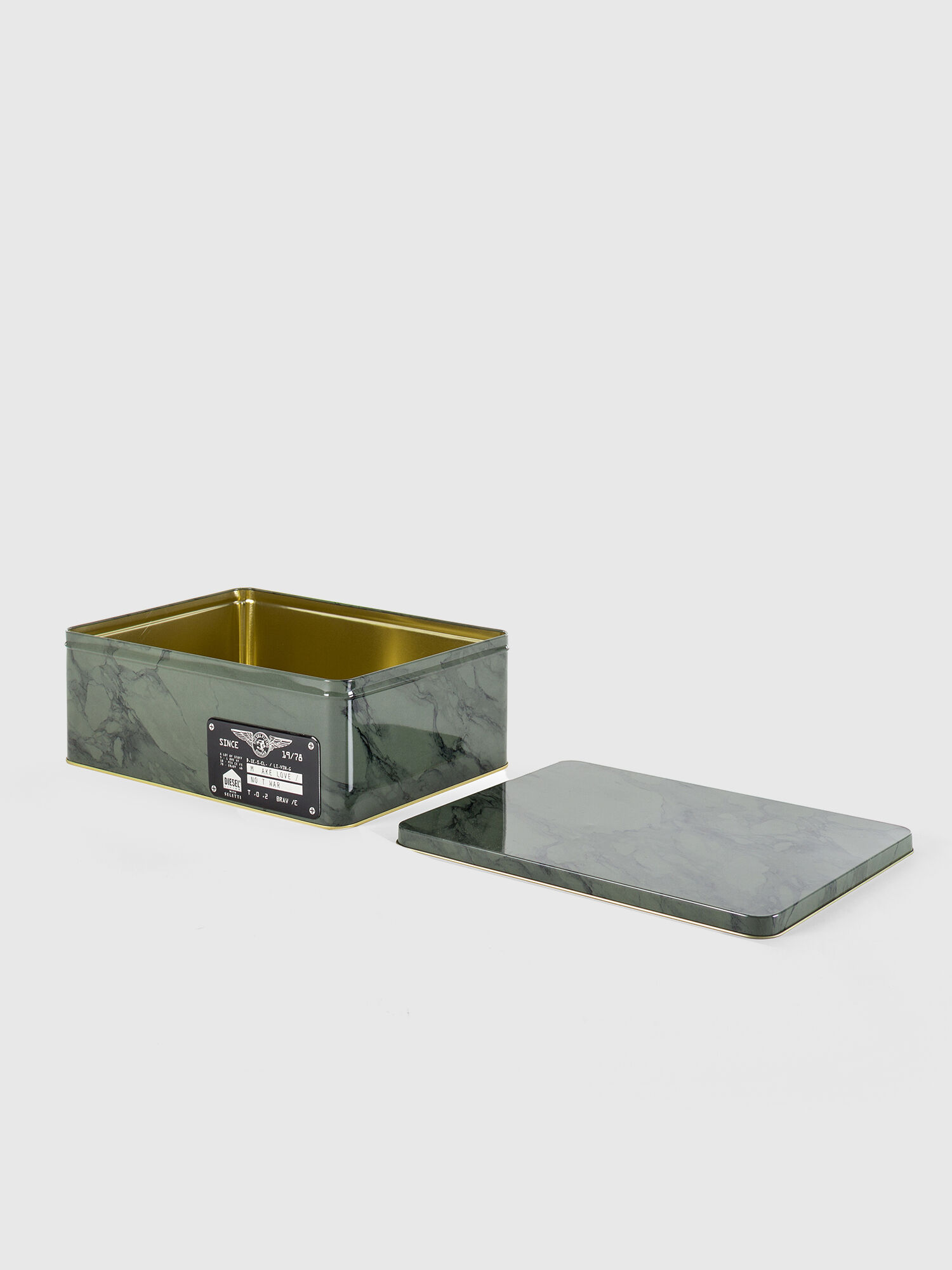 Diesel - 11101 SURVIVAL, Boîte en métal vert militaire avec couvercle Mixte in Vert - 4