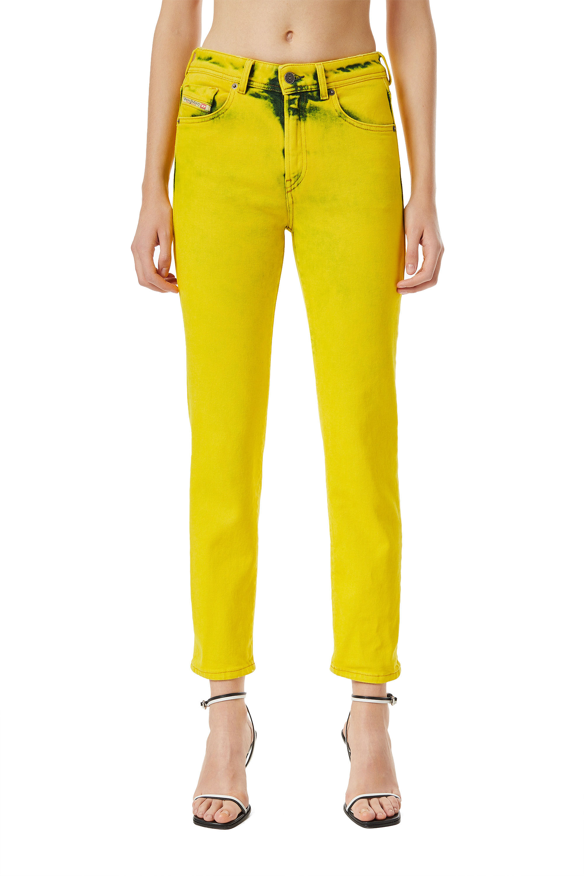Diesel - 2004 09C95 Tapered Jeans, Yellow - Image 3