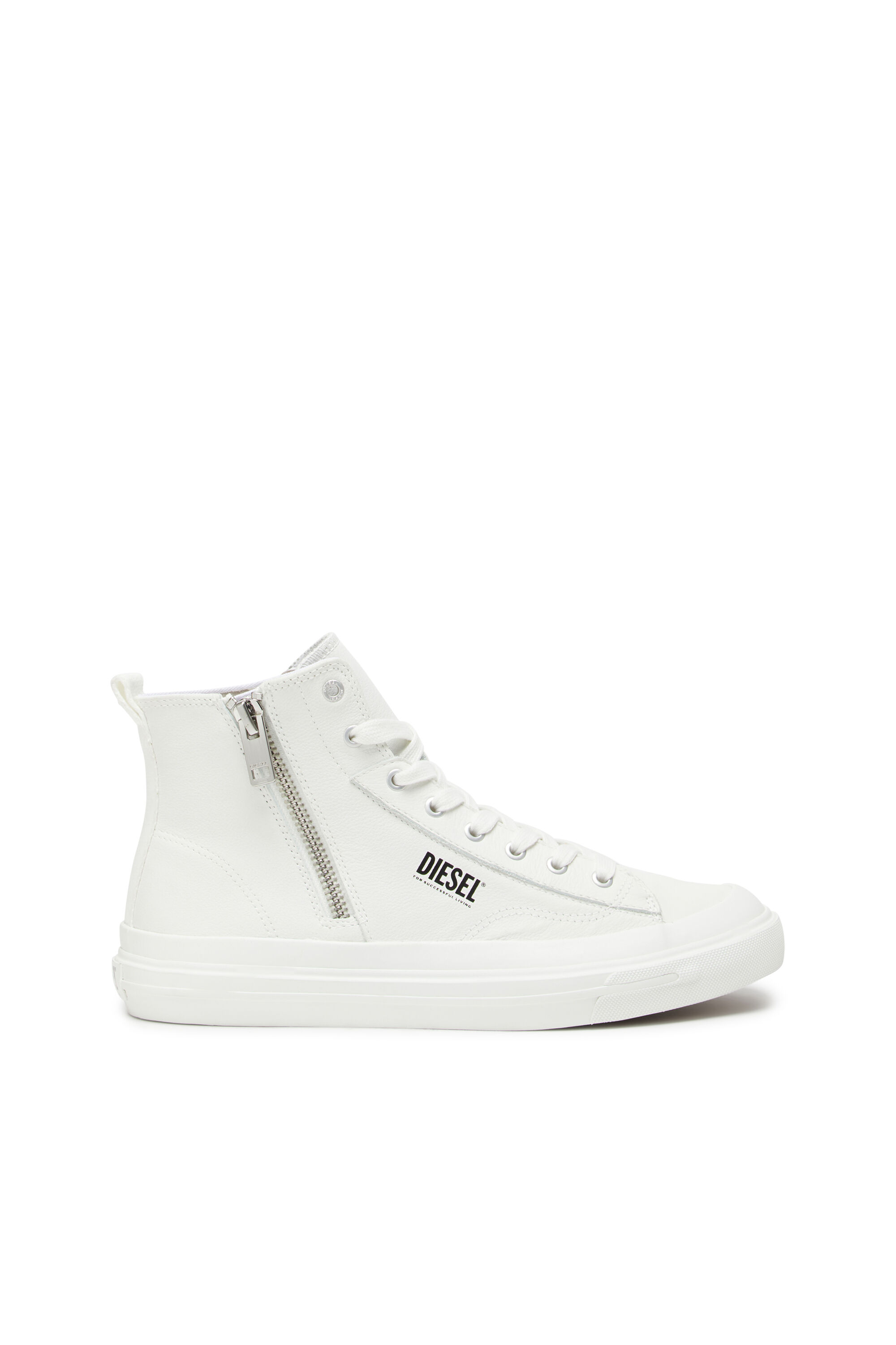 High top zip sneakers top