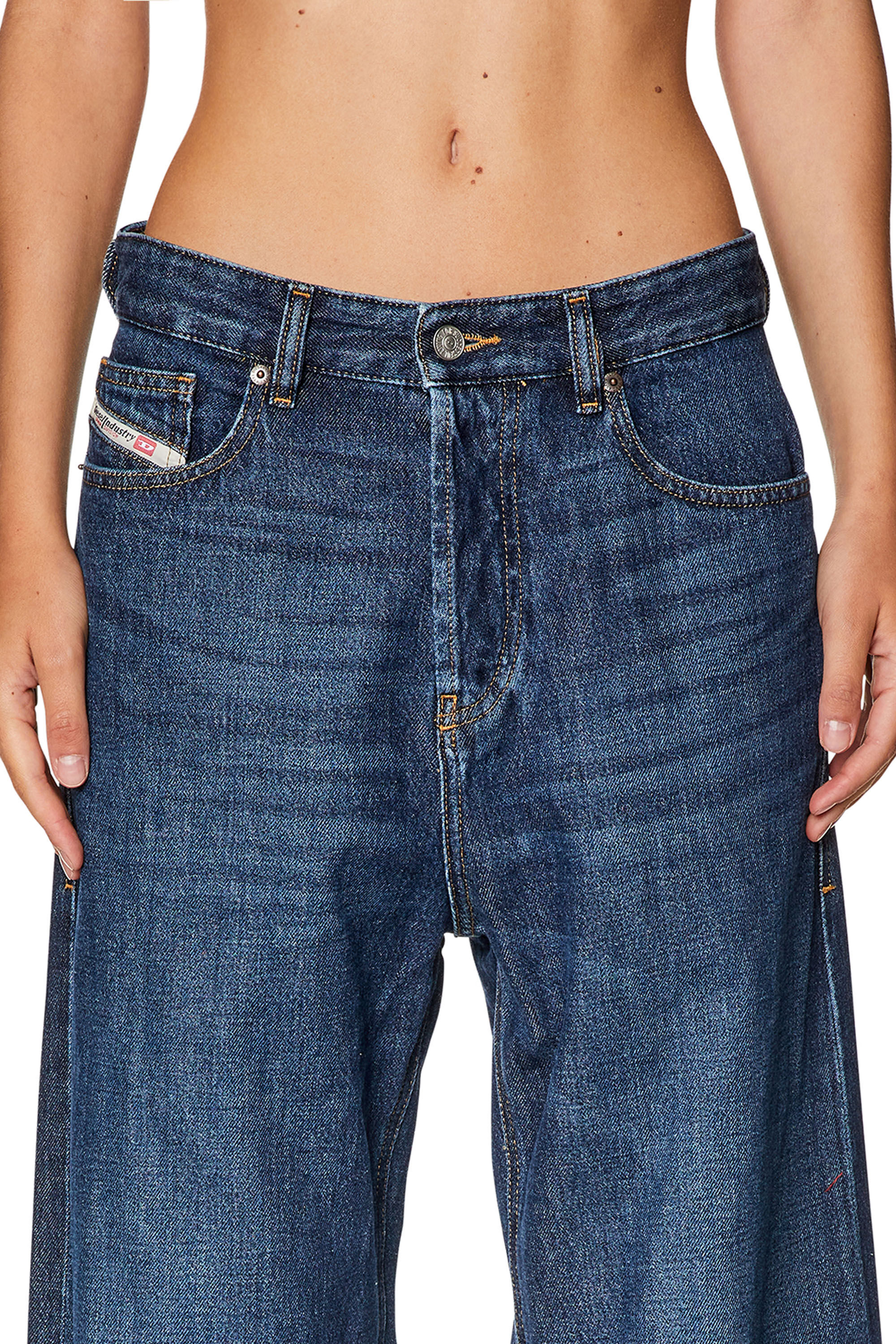 Diesel - Female's Relaxed Jeans 1996 D-Sire 09C03, Dark Blue - 5