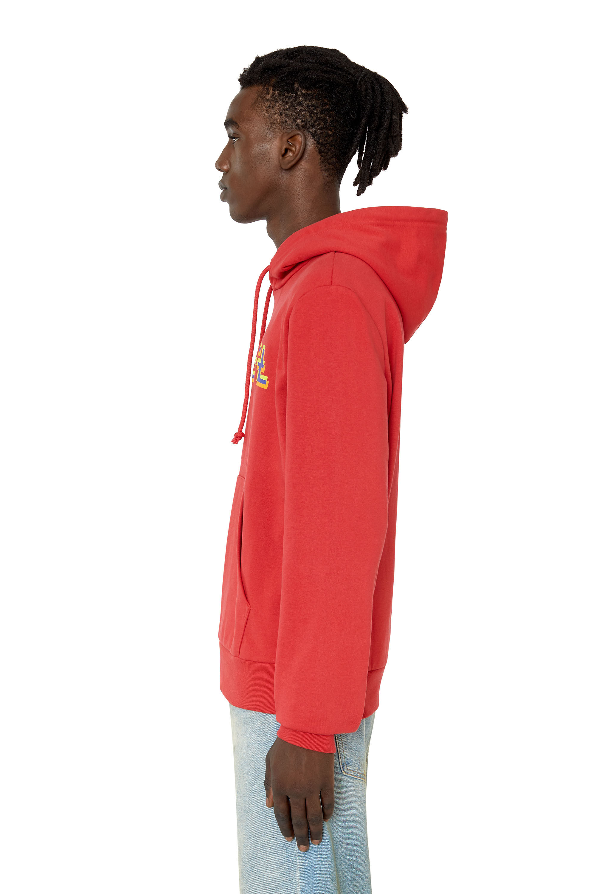 Men s Hoodie with triple tone logo S GINN HOOD K27 Diesel