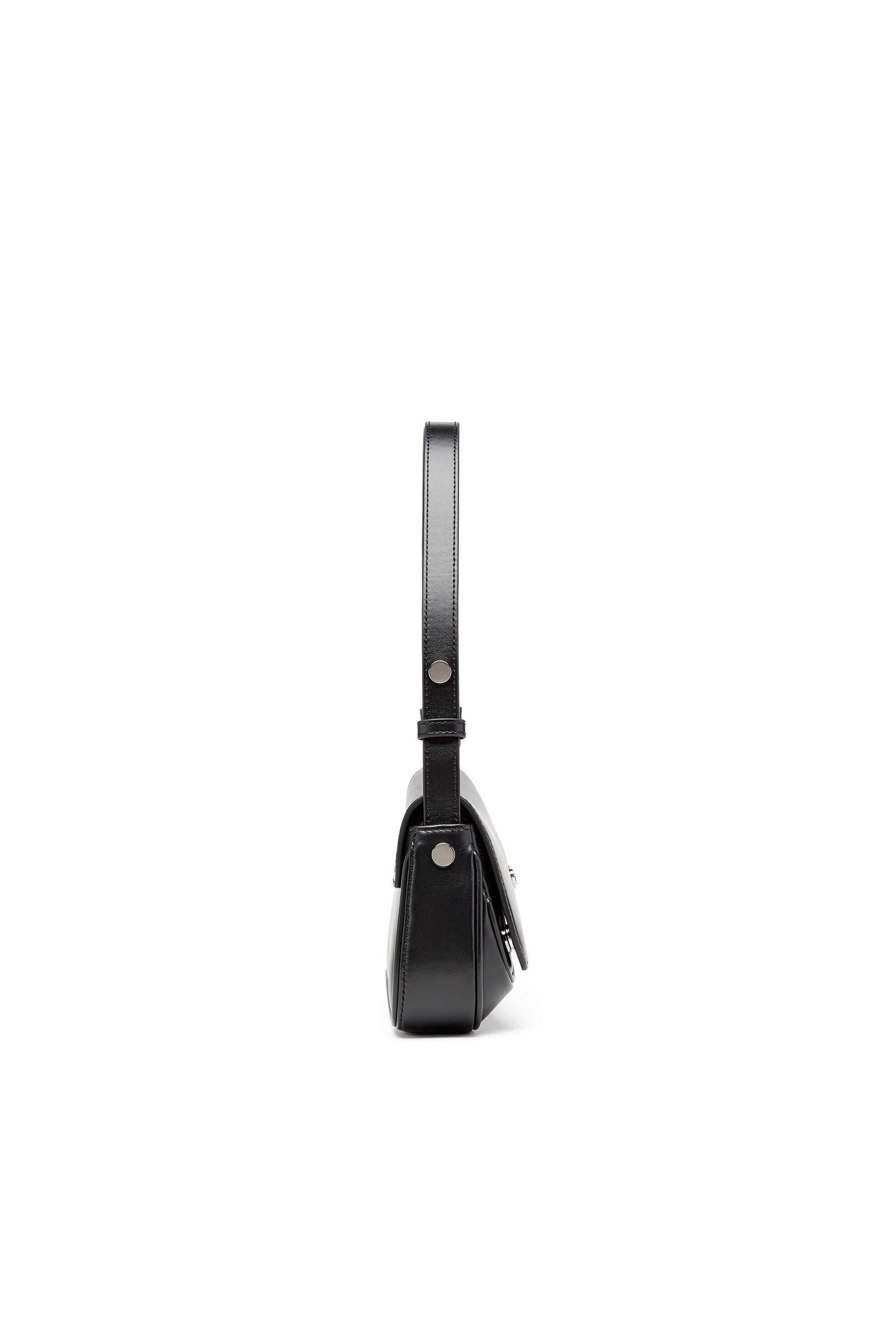 Diesel - PLAY CLUTCH, Play-Sac à bandoulière en cuir semi-brillant Femme in Noir - 4