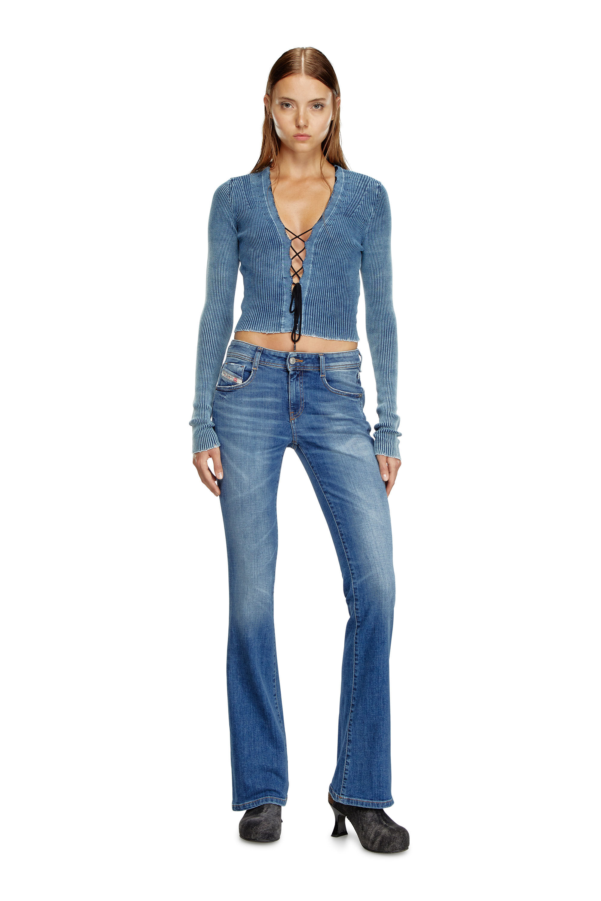 Diesel - Femme Bootcut and Flare Jeans 1969 D-Ebbey 09J33, Bleu moyen - Image 1