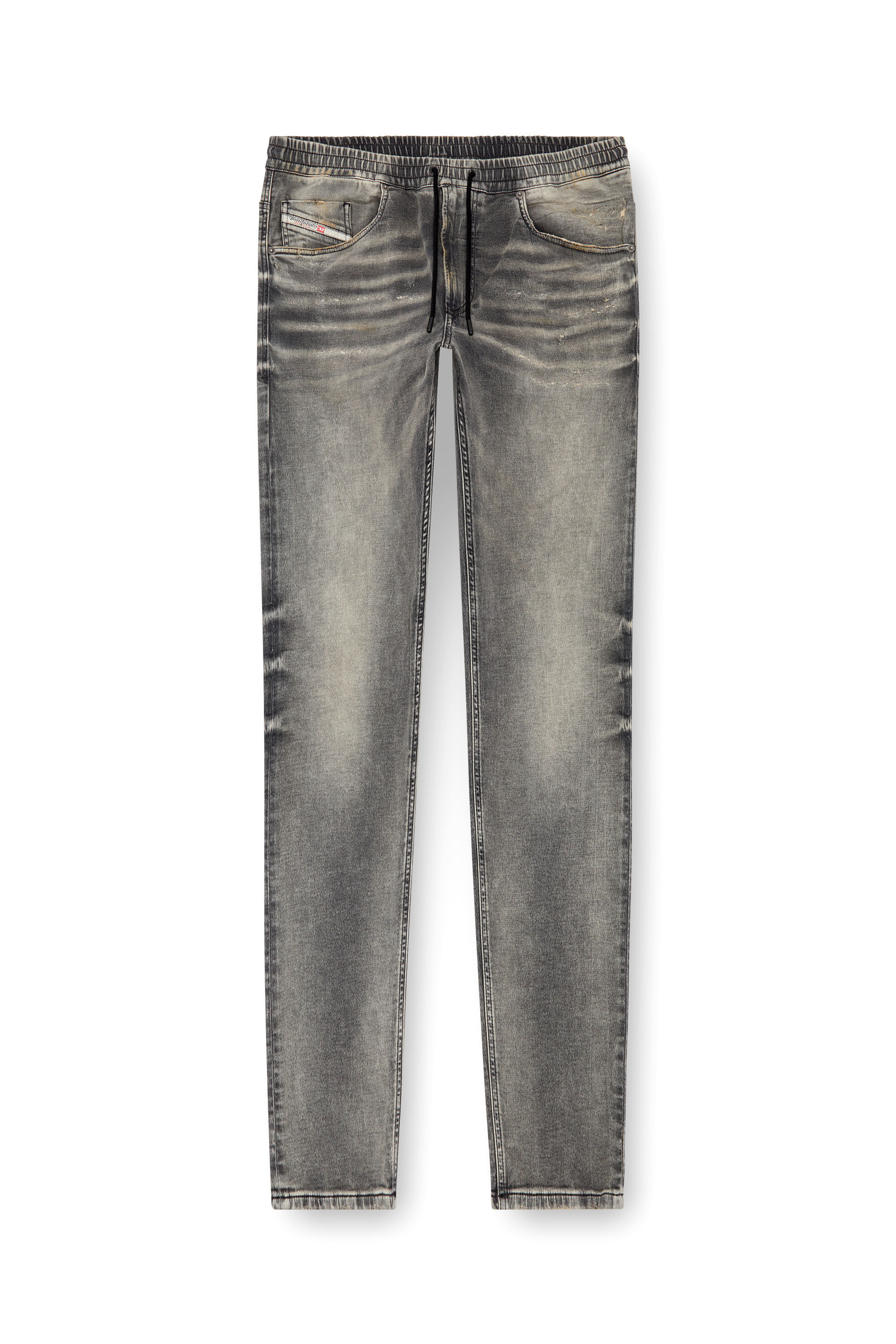 Diesel - Male Tapered 2030 D-Krooley Joggjeans® 068LQ, Grey - Image 2