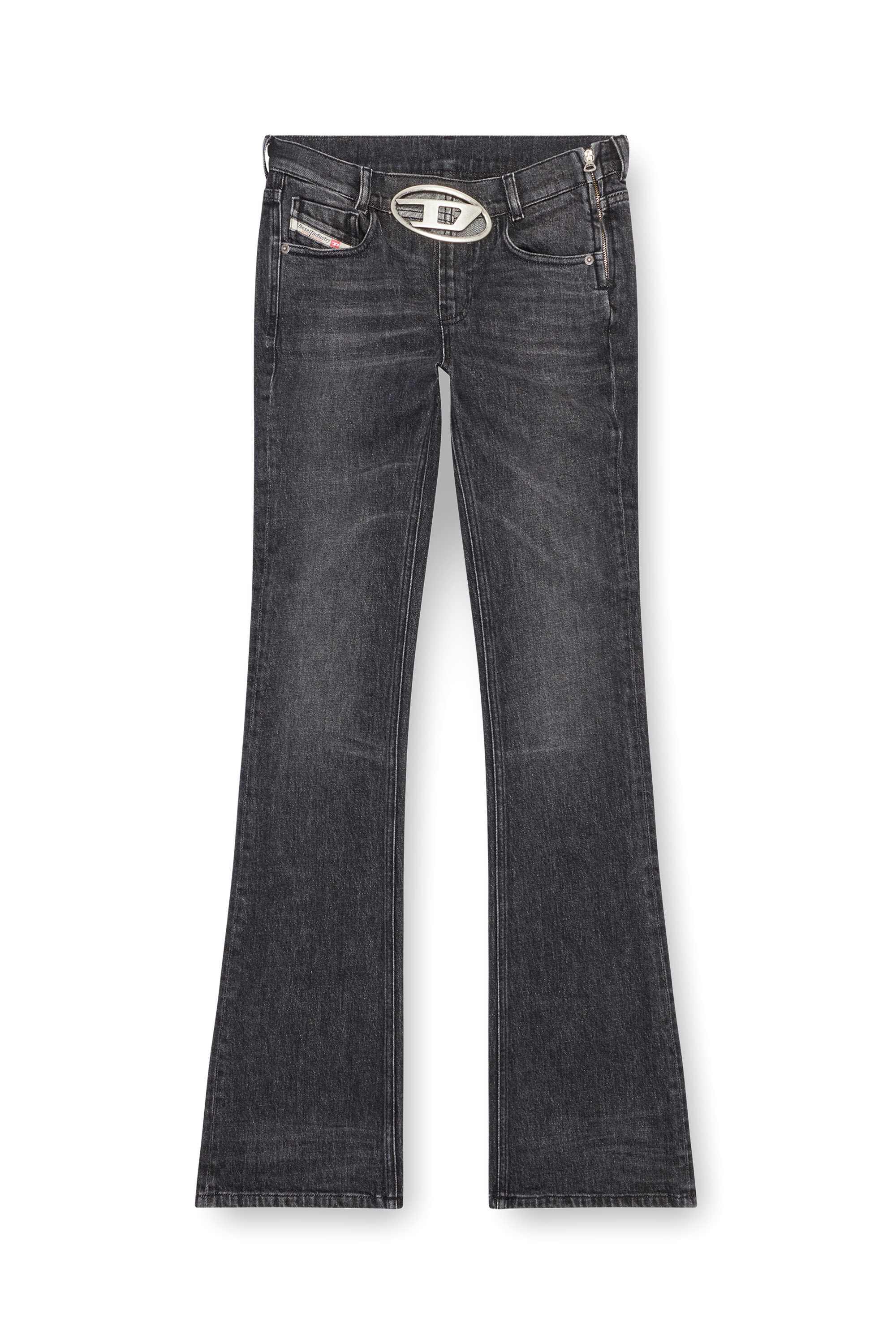 Women's Bootcut Jeans | Black/Dark Grey | Diesel 1969 D-Ebbey